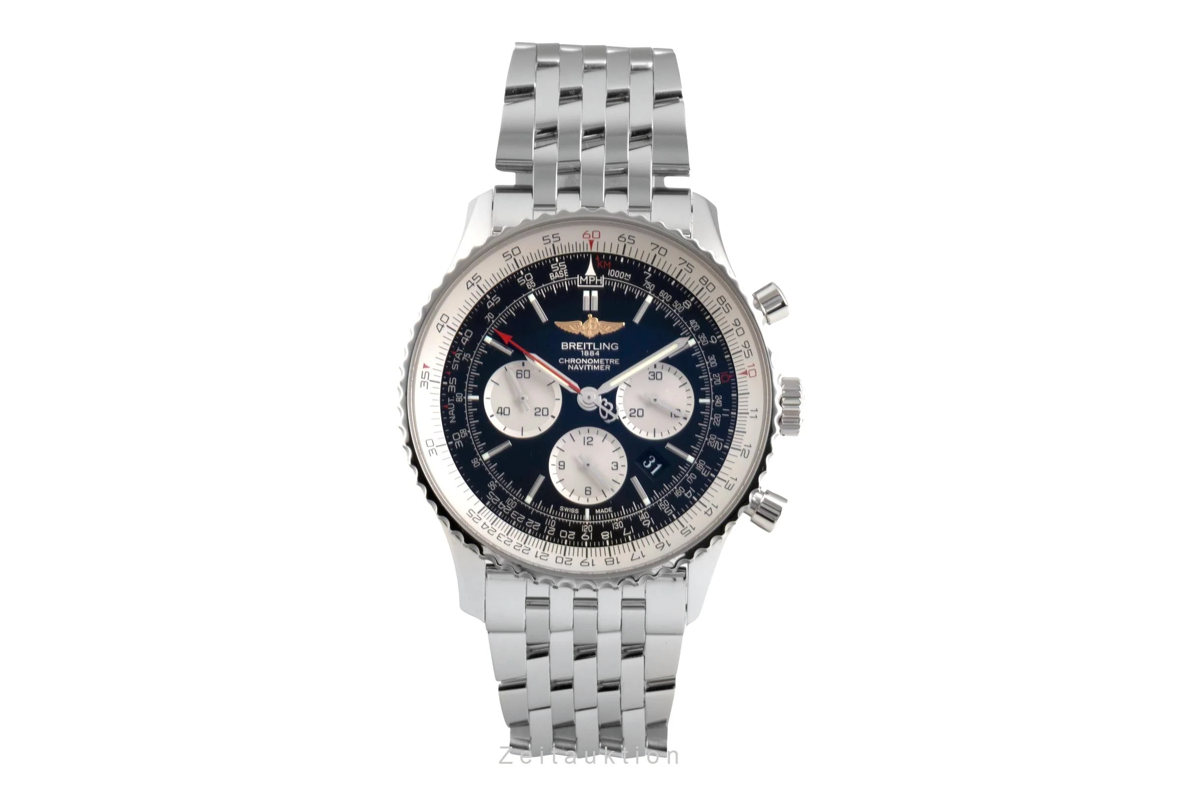 Breitling Navitimer 01 46 chronograph steel automatic men's watch AB012721/BD09 LP: 9850EUR  [2600457] - Image 5