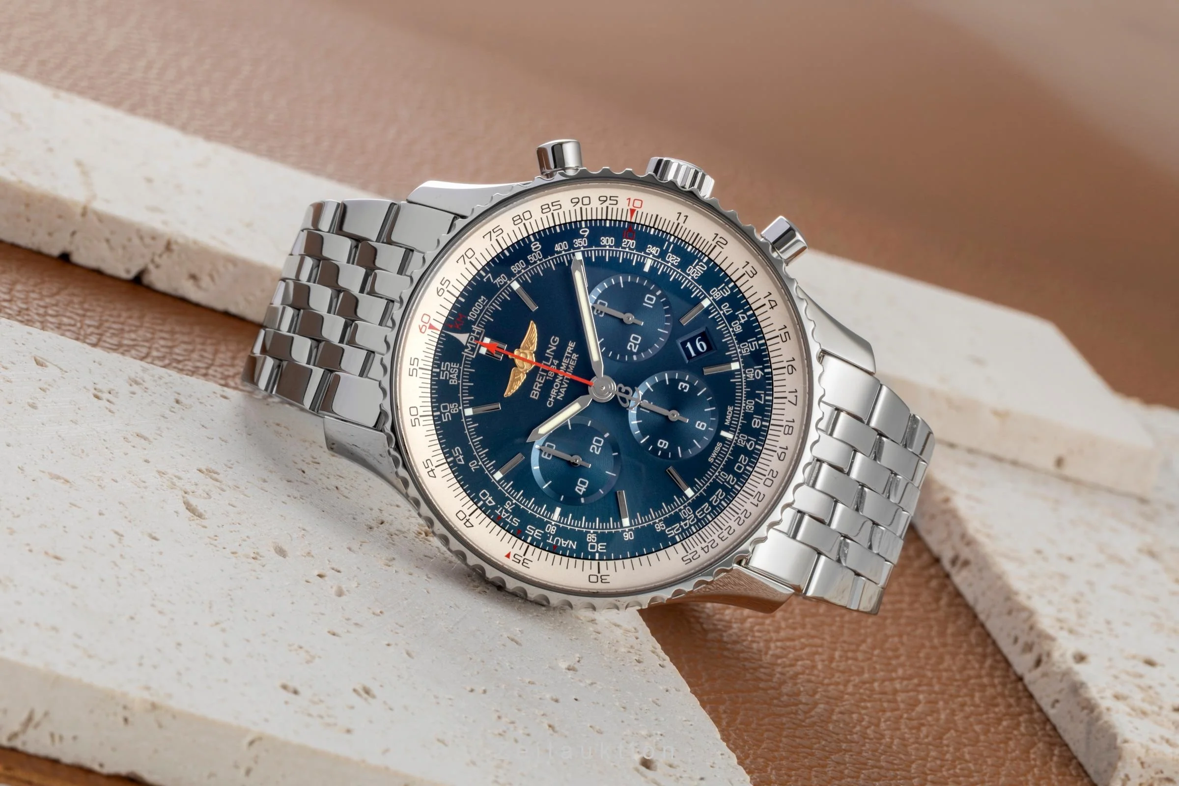 Breitling Navitimer 01 46 chronograph steel automatic men's watch AB012721/C889 LP: 9850EUR  [2600307] - Image 3