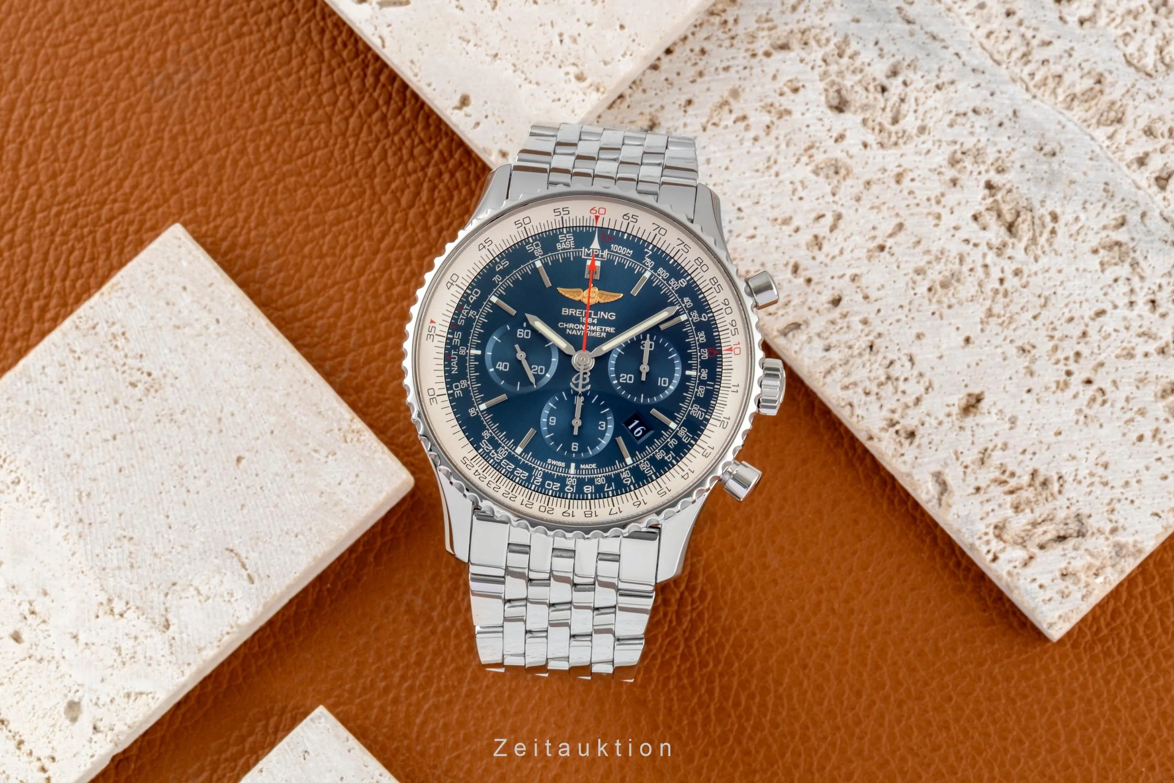 Breitling Navitimer 01 46 chronograph steel automatic men's watch AB012721/C889 LP: 9850EUR  [2600307] - Image 4