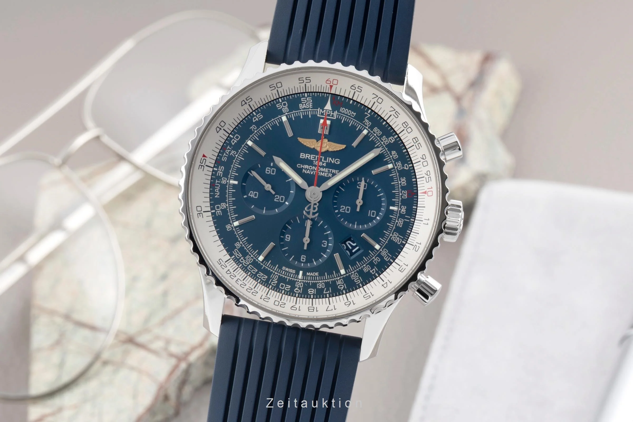 Breitling Navitimer 01 46 chronograph steel automatic men's watch AB012721/C889  [2601076] - Image 2