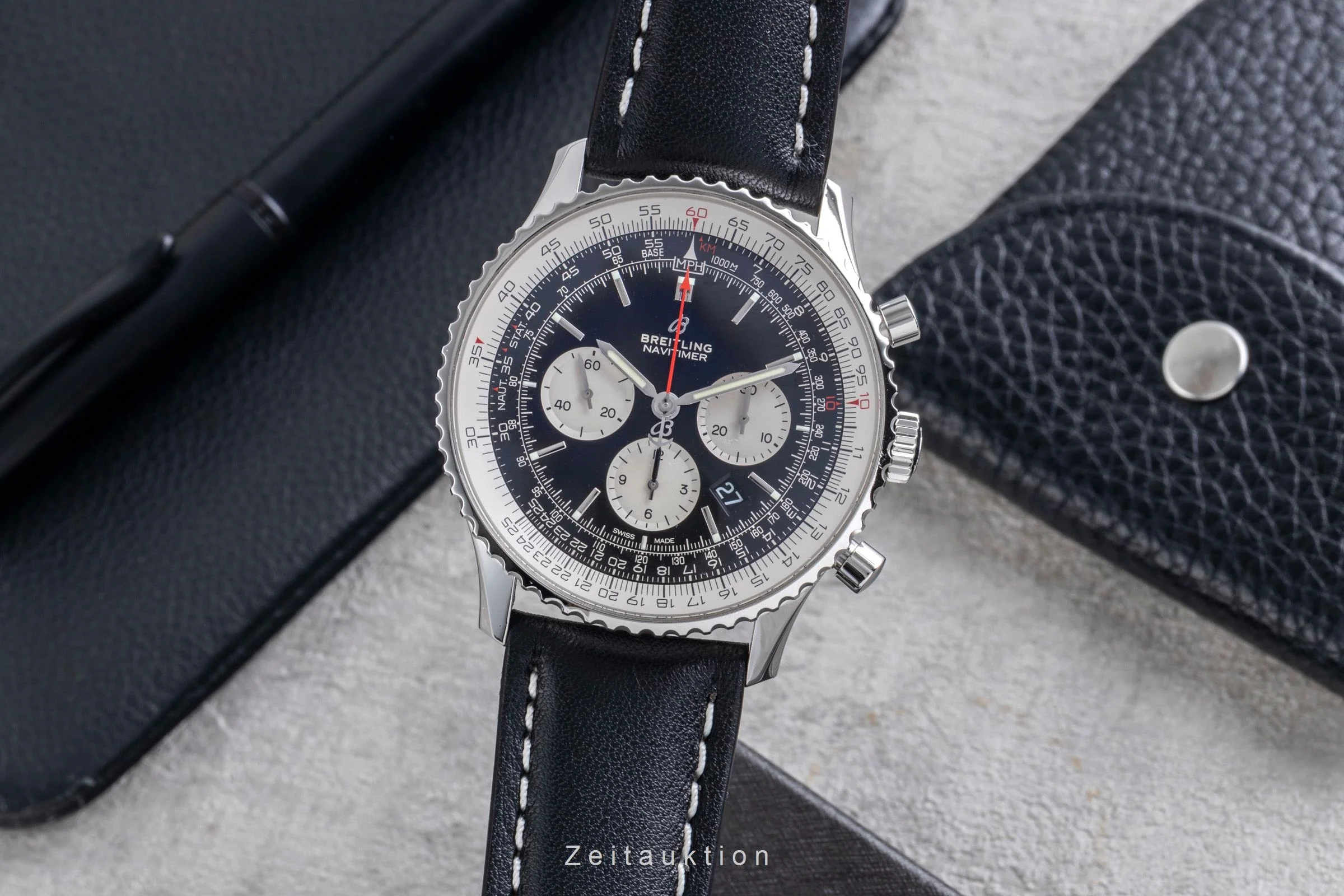 Breitling Navitimer 01 46 chronograph steel automatic men's watch AB0127211B1P1 LP: 9000EUR  [2600165] - Image 2