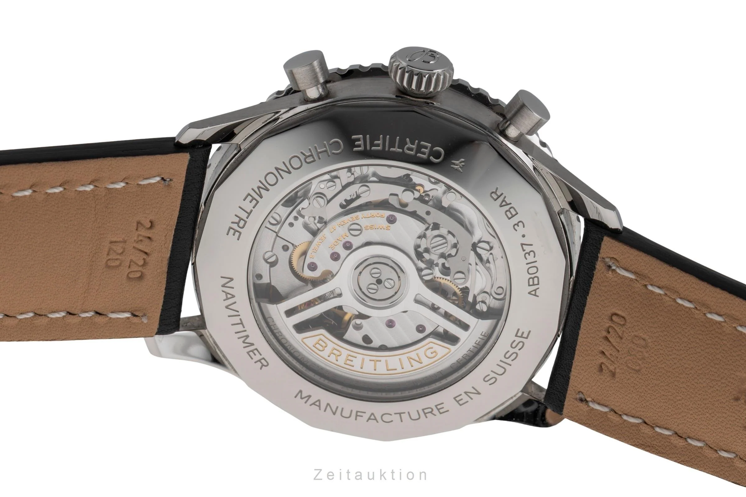 Breitling Navitimer 01 46 chronograph steel automatic men's watch AB0137  [2502497] - Image 12
