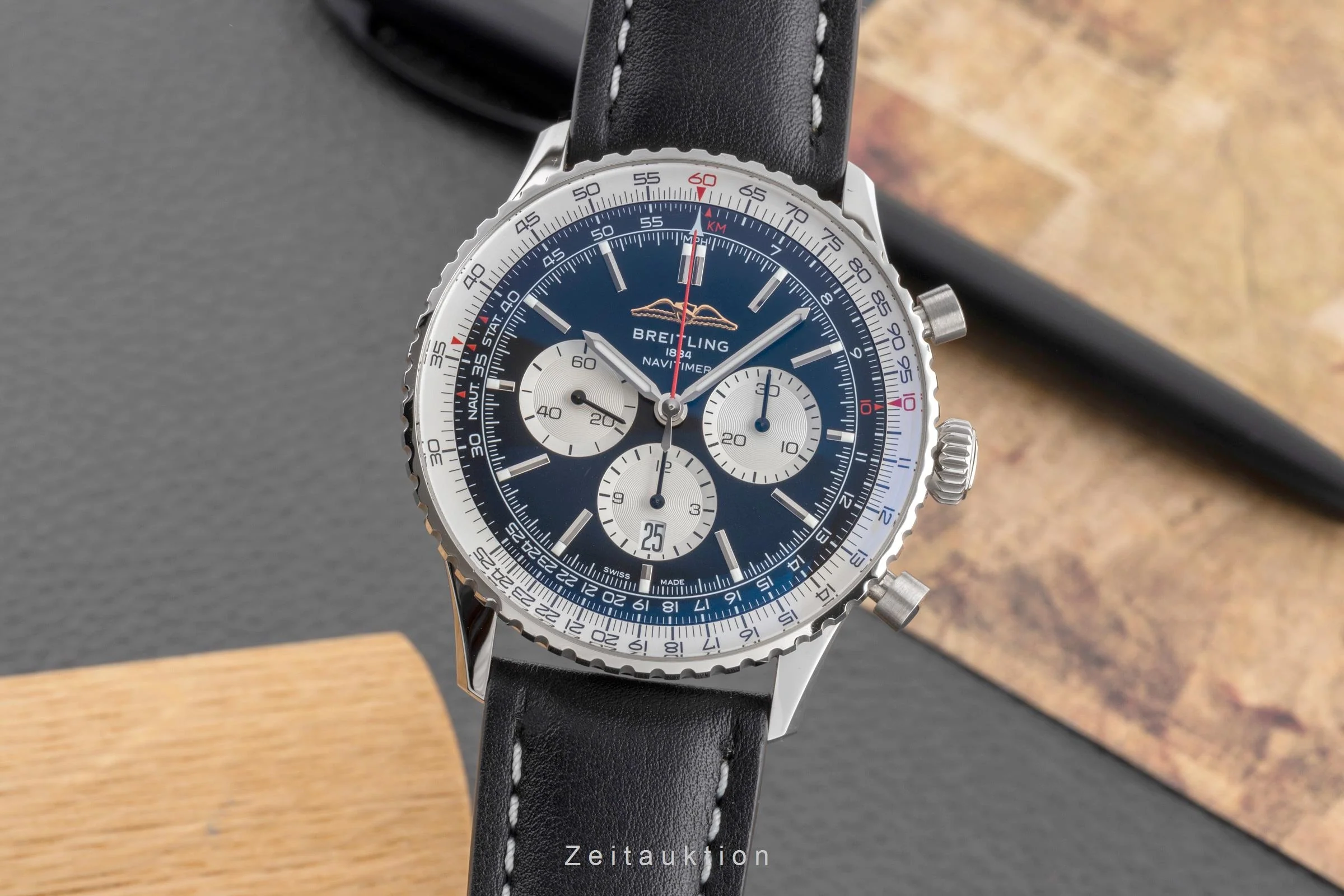 Breitling Navitimer 01 46 chronograph steel automatic men's watch AB0137  [2502497] - Image 2