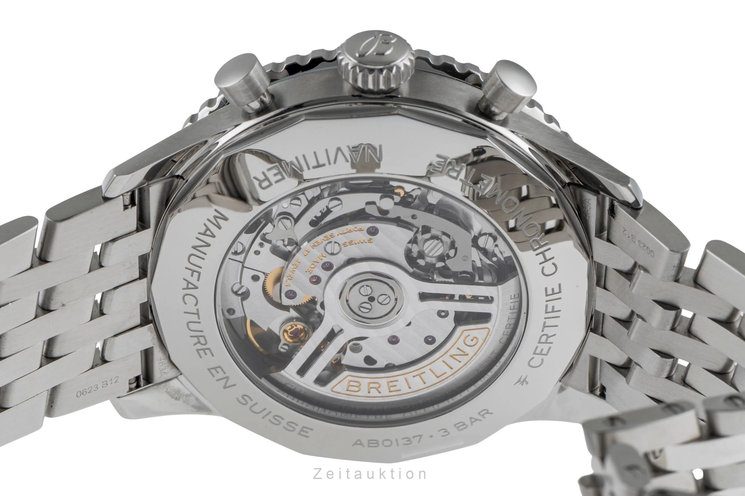 Breitling Navitimer 01 46 chronograph steel automatic men's watch AB0137 LP: 9650EUR  [2503098] - Image 11