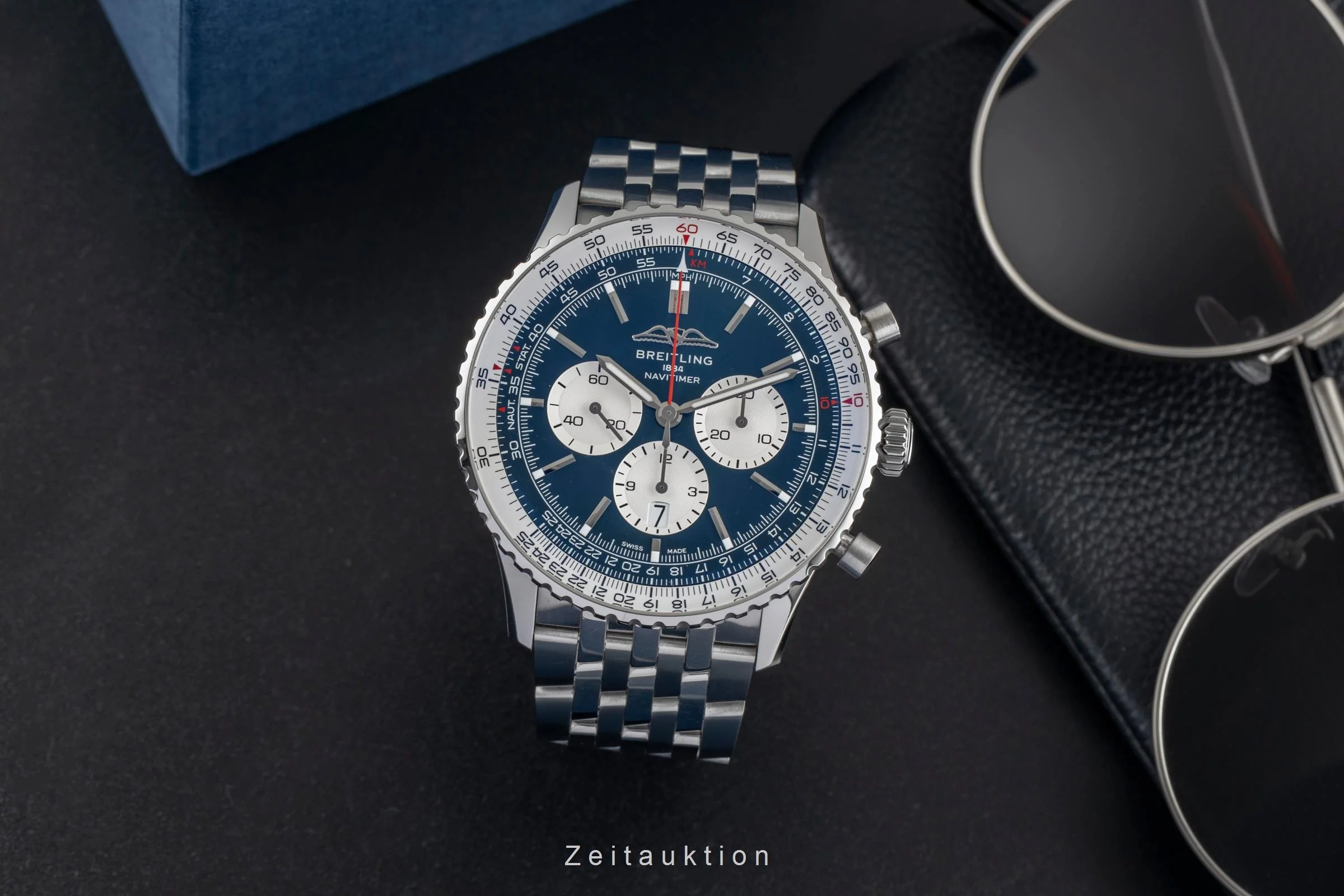 Breitling Navitimer 01 46 chronograph steel automatic men's watch AB0137 LP: 9650EUR  [2503098] - Image 4