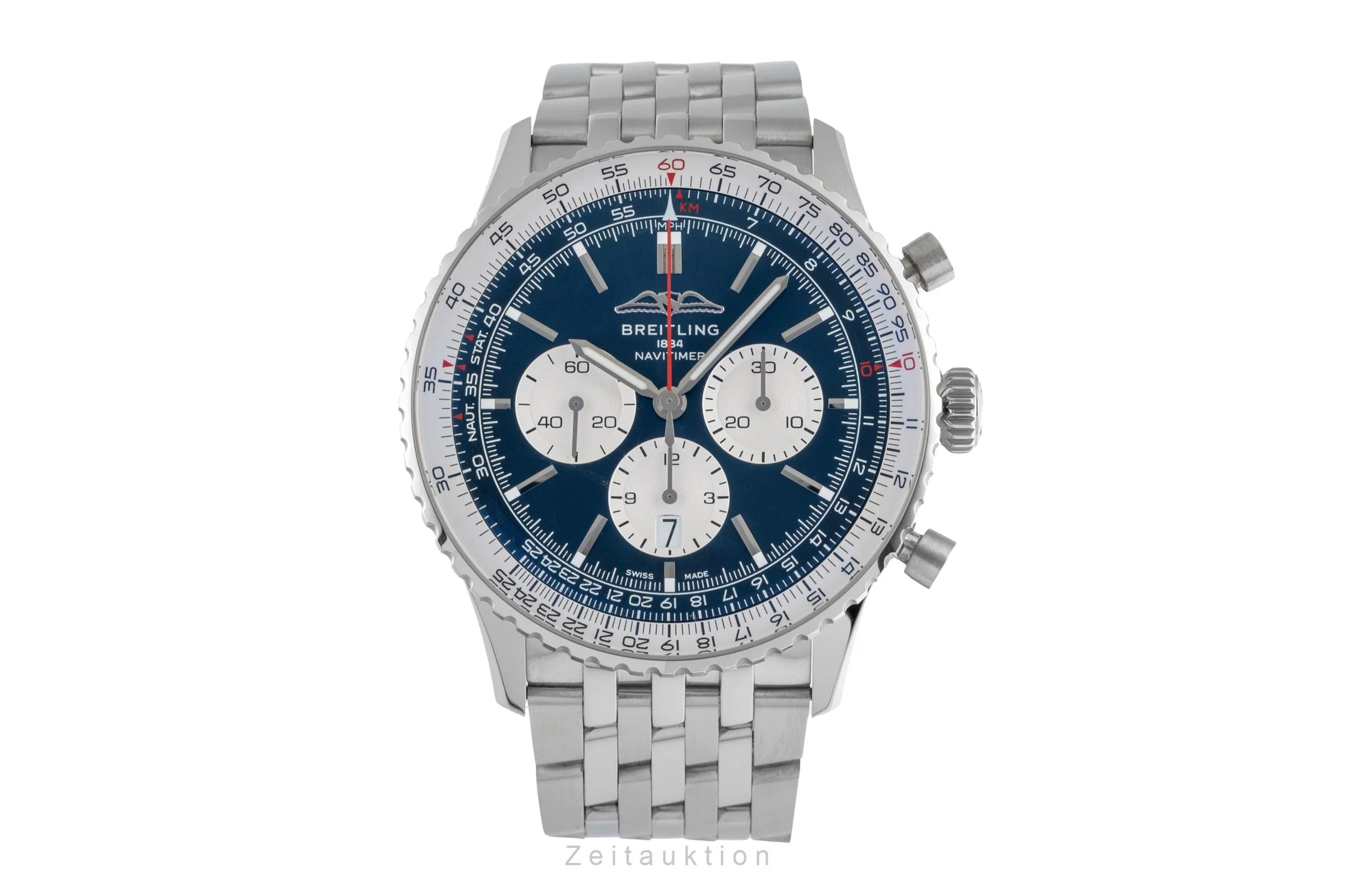 Breitling Navitimer 01 46 chronograph steel automatic men's watch AB0137 LP: 9650EUR  [2503098] - Image 5