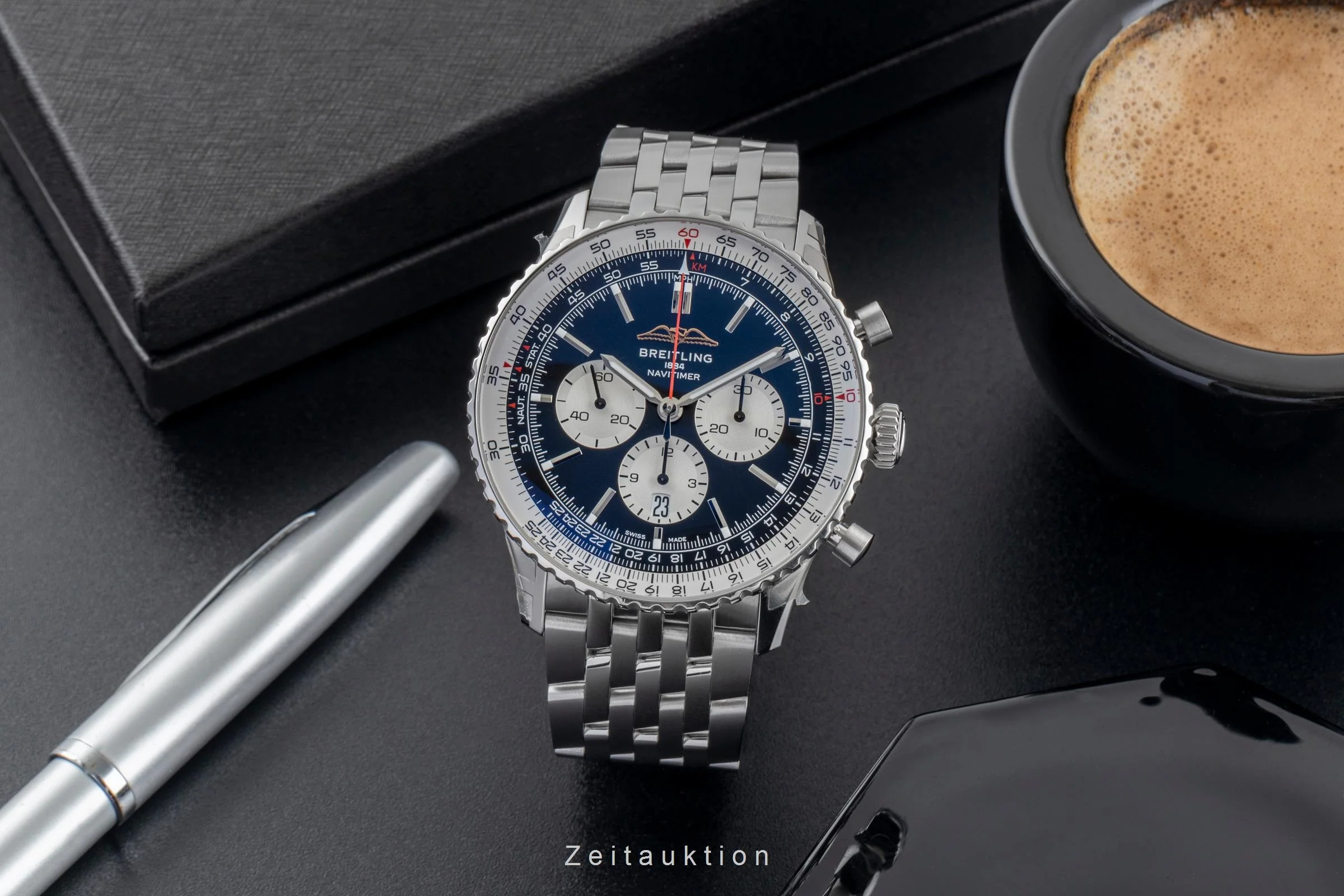 Breitling Navitimer 01 46 chronograph steel automatic men's watch AB0137211B1A1 LP: 9650EUR  [2503279] - Image 4