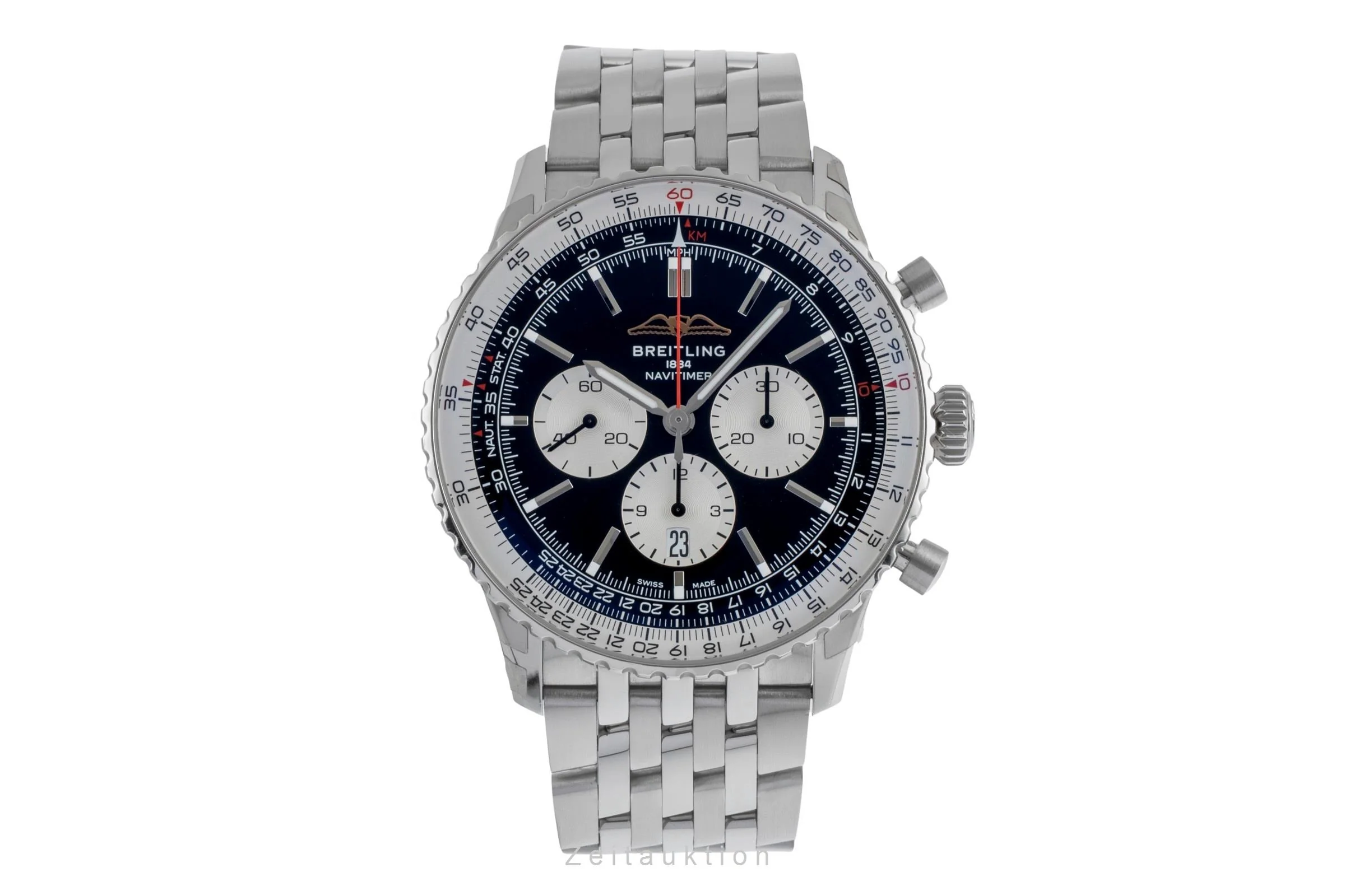Breitling Navitimer 01 46 chronograph steel automatic men's watch AB0137211B1A1 LP: 9650EUR  [2503279] - Image 5