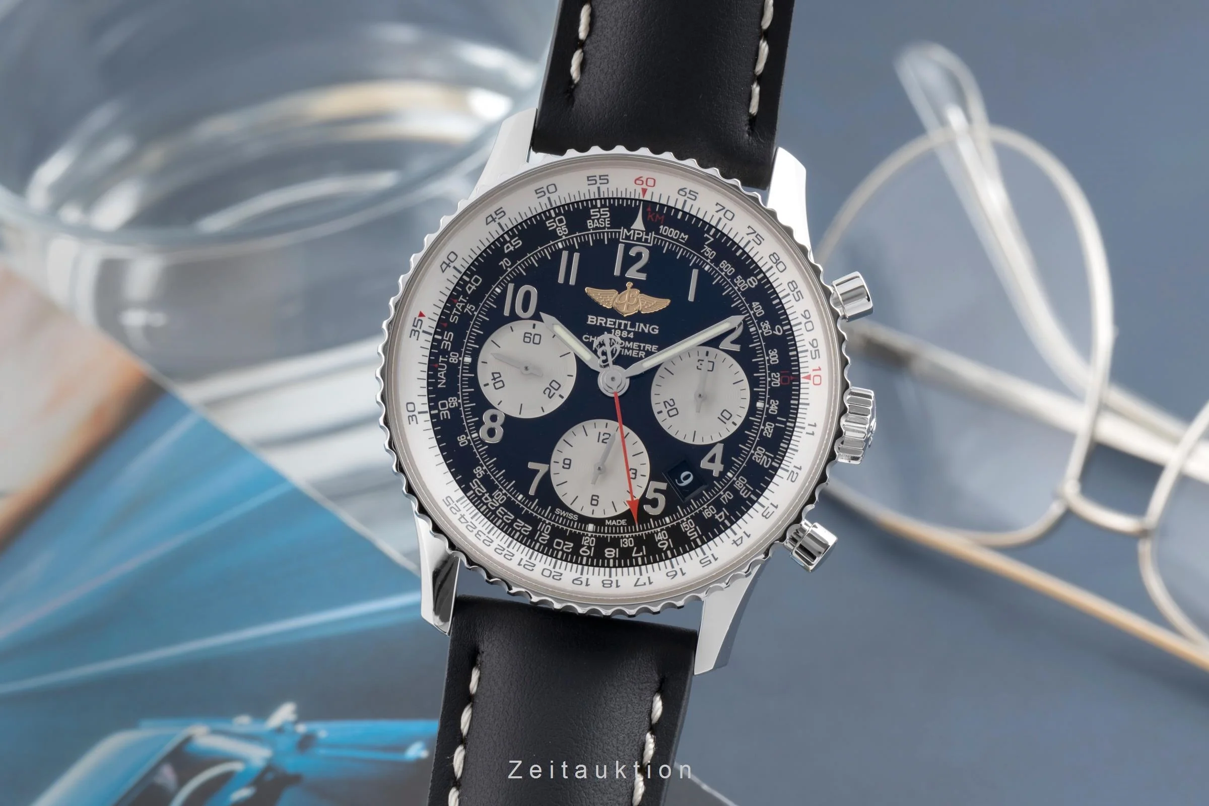 Breitling Navitimer 01 chronograph steel automatic men's watch AB0120 LP: 9050EUR  [2503061] - Image 2