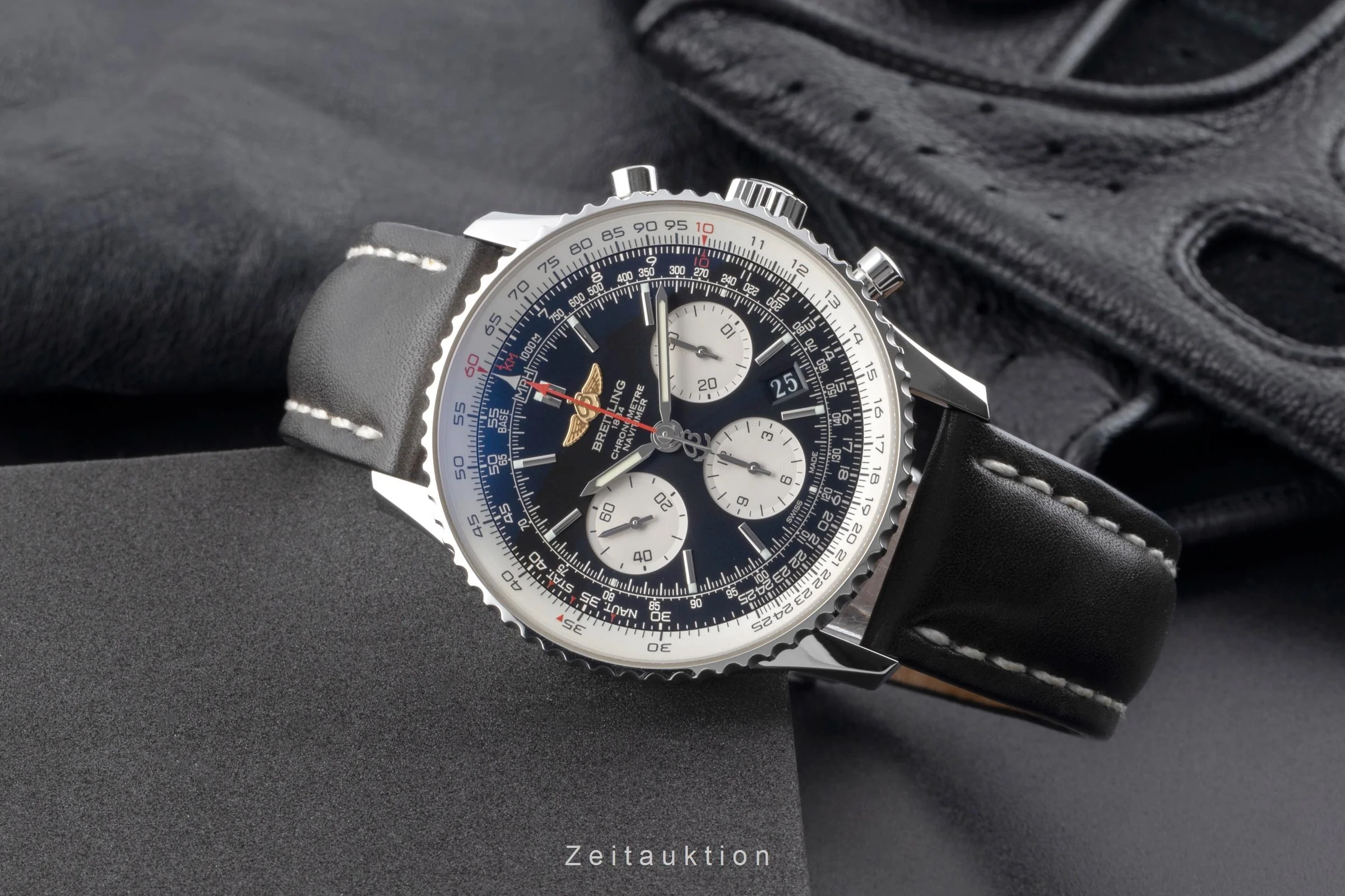 Breitling Navitimer 01 chronograph steel automatic men's watch AB012012/BB01 LP: 9300EUR  [2504710] - Image 3