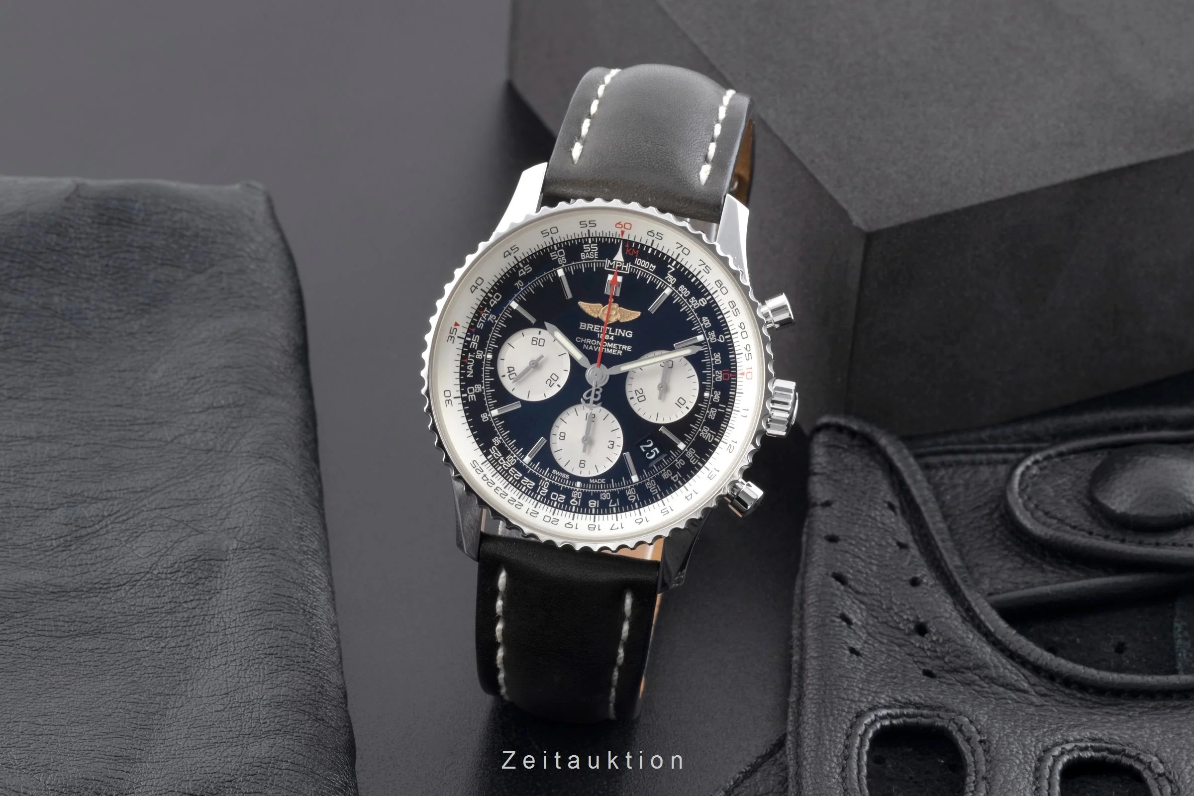 Breitling Navitimer 01 chronograph steel automatic men's watch AB012012/BB01 LP: 9300EUR  [2504710] - Image 4