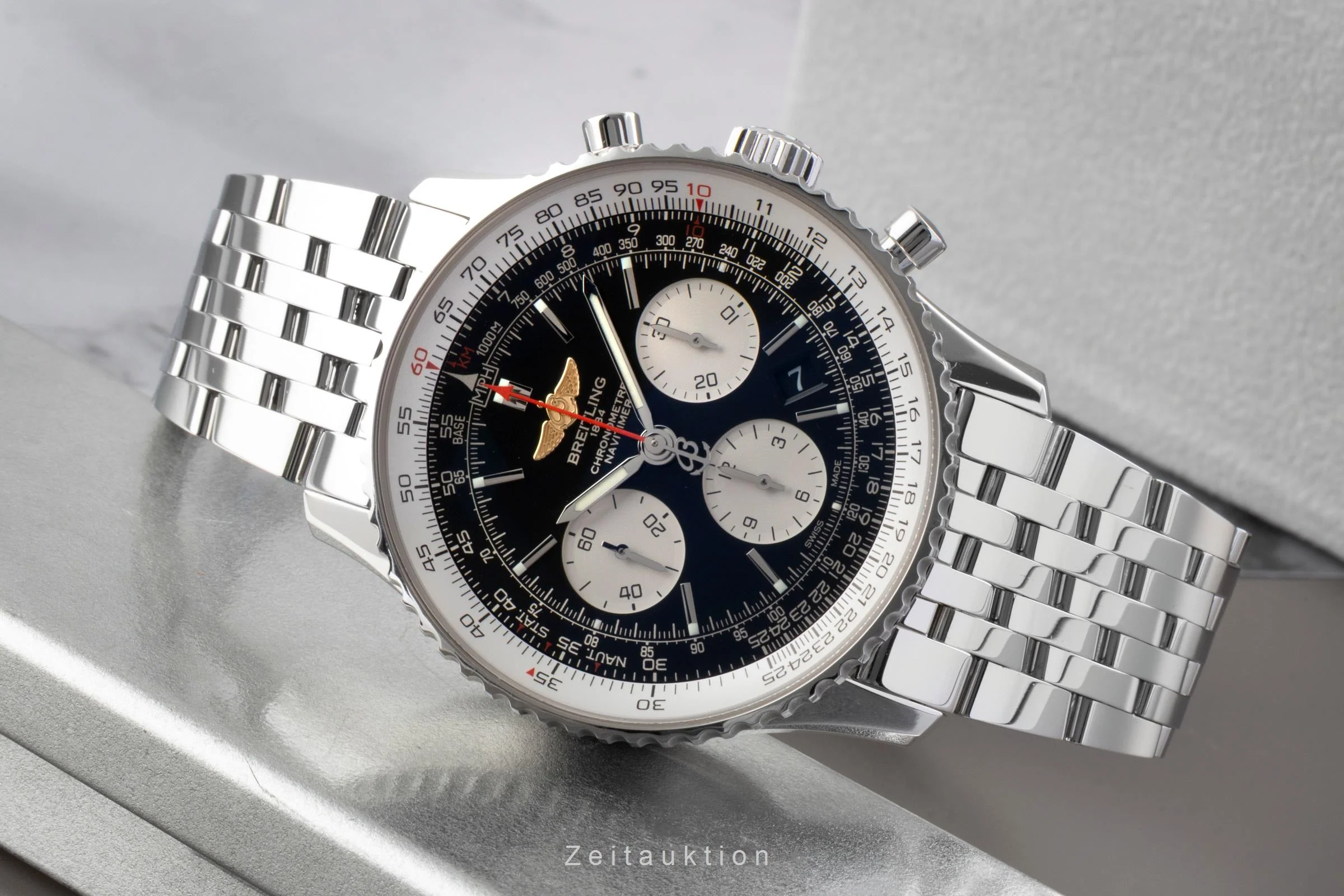 Breitling Navitimer 01 chronograph steel automatic men's watch AB012012/BB01 LP: 9850EUR  [2600194] - Image 3
