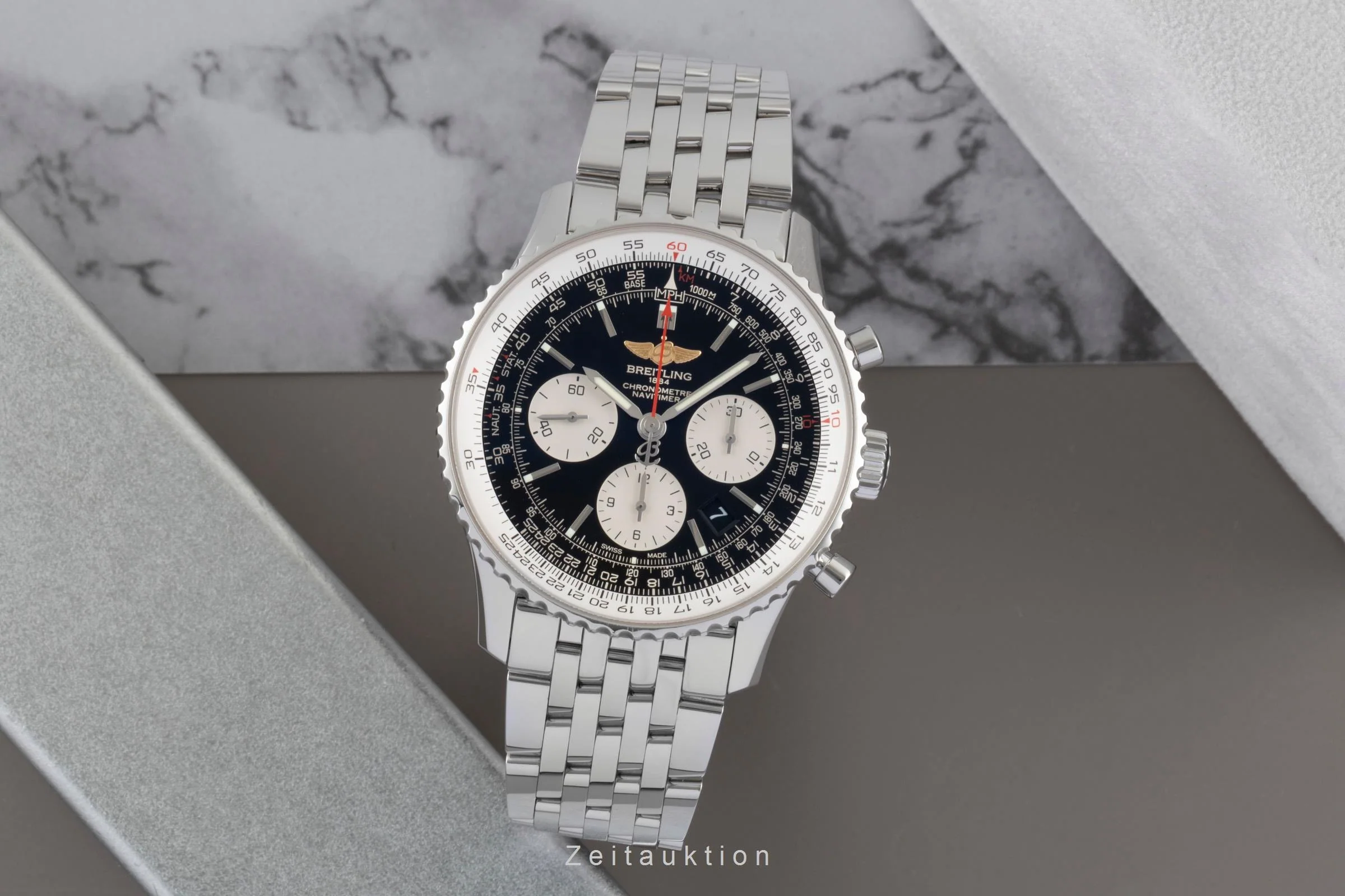 Breitling Navitimer 01 chronograph steel automatic men's watch AB012012/BB01 LP: 9850EUR  [2600194] - Image 4