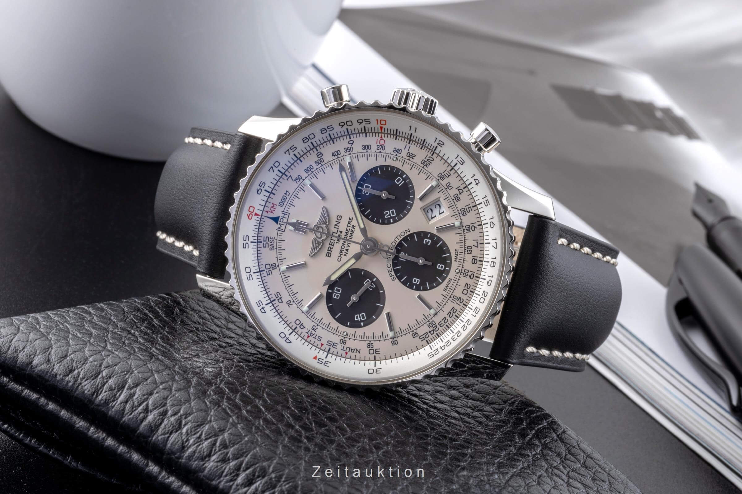 Breitling Navitimer 01 chronograph steel automatic men's watch AB012012/G826 LP: 9050EUR  [2500862] - Image 3