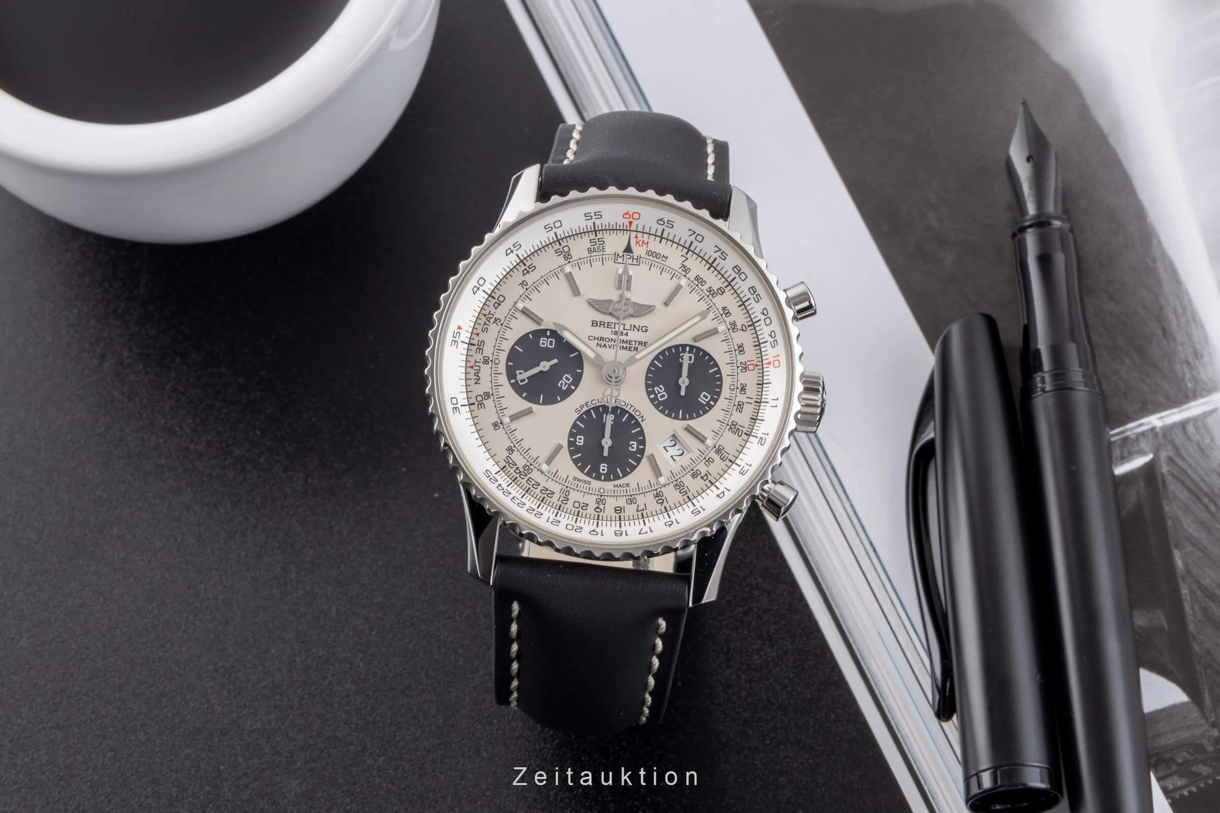 Breitling Navitimer 01 chronograph steel automatic men's watch AB012012/G826 LP: 9050EUR  [2500862] - Image 4