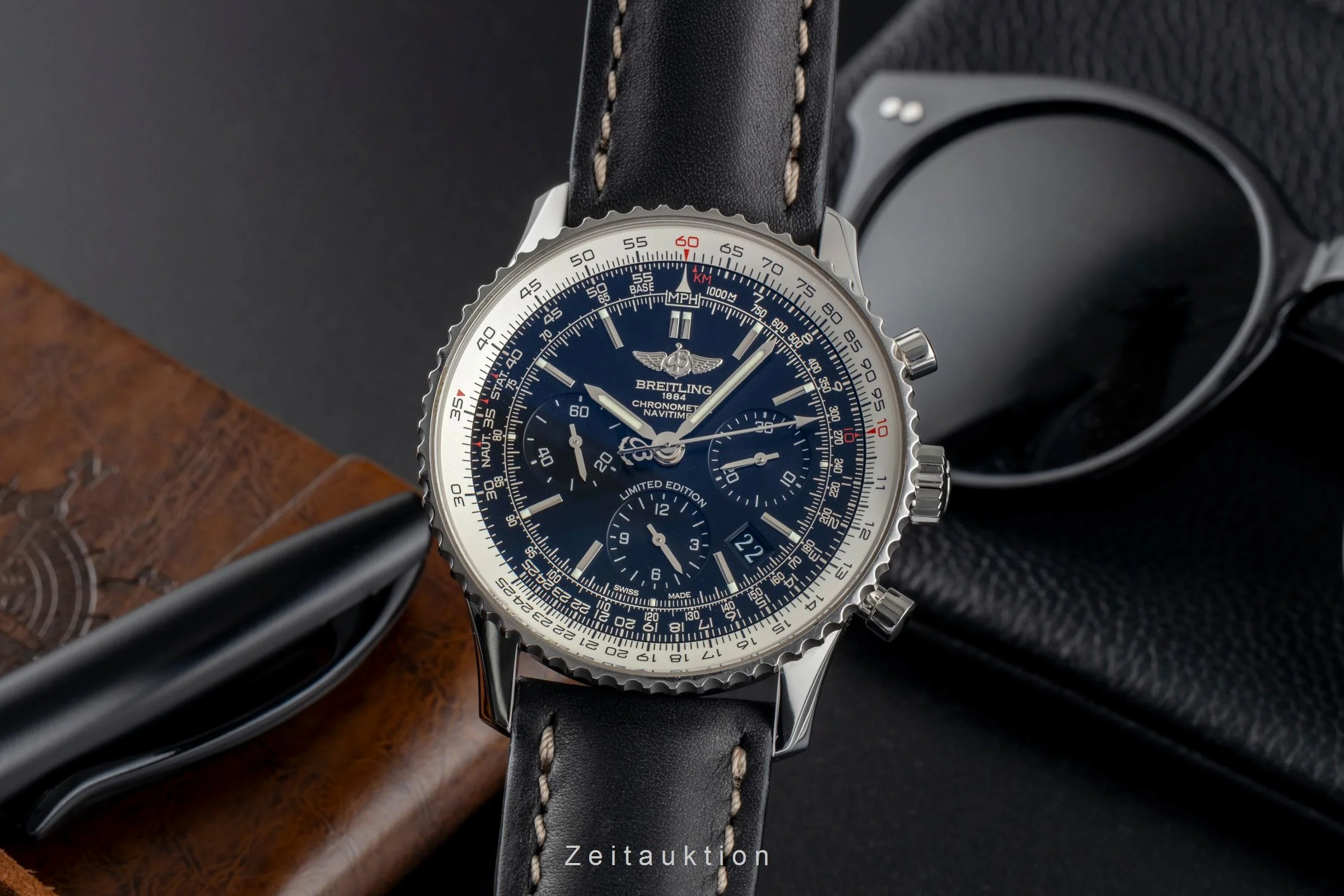 Breitling Navitimer 01 chronograph steel automatic men's watch AB01211Y/BE65 Limited  [2503231] - Image 2