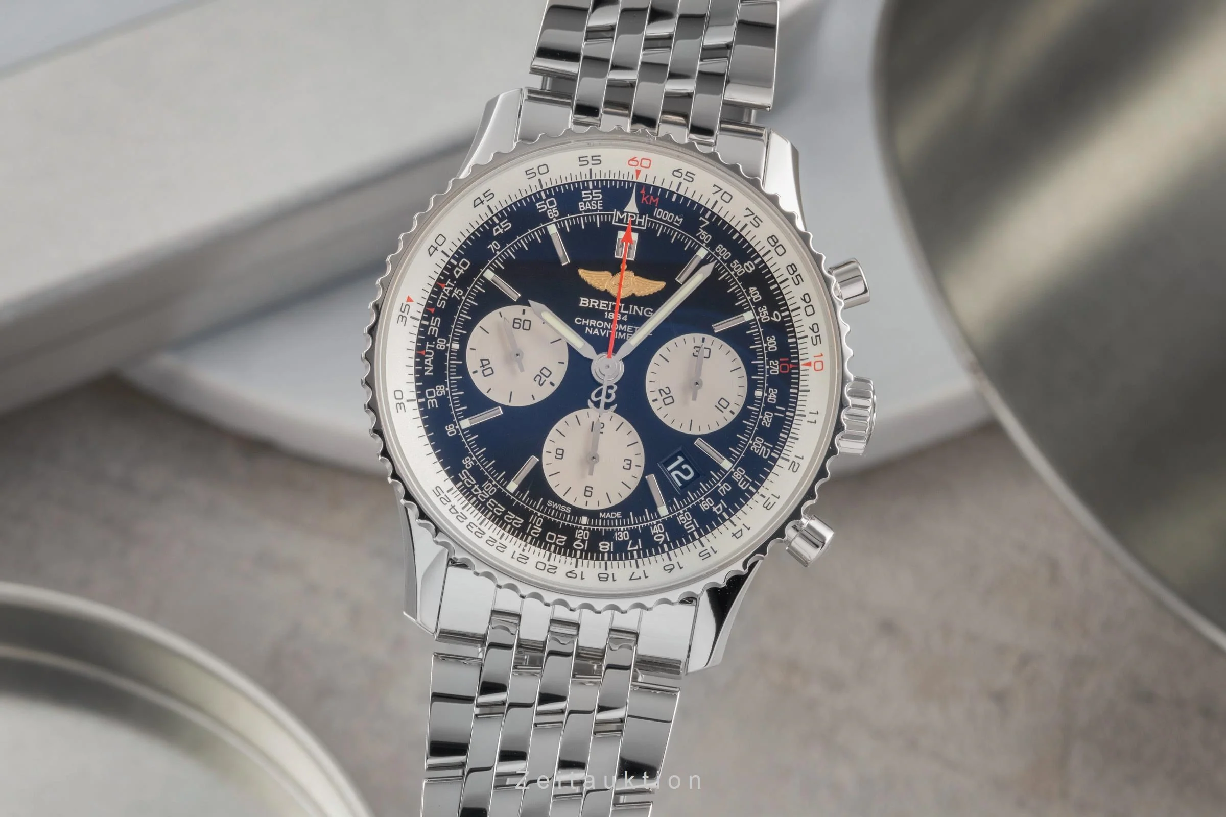 Breitling Navitimer 01 chronograph steel automatic men's watch AB0121211B2A1  [2503688] - Image 2