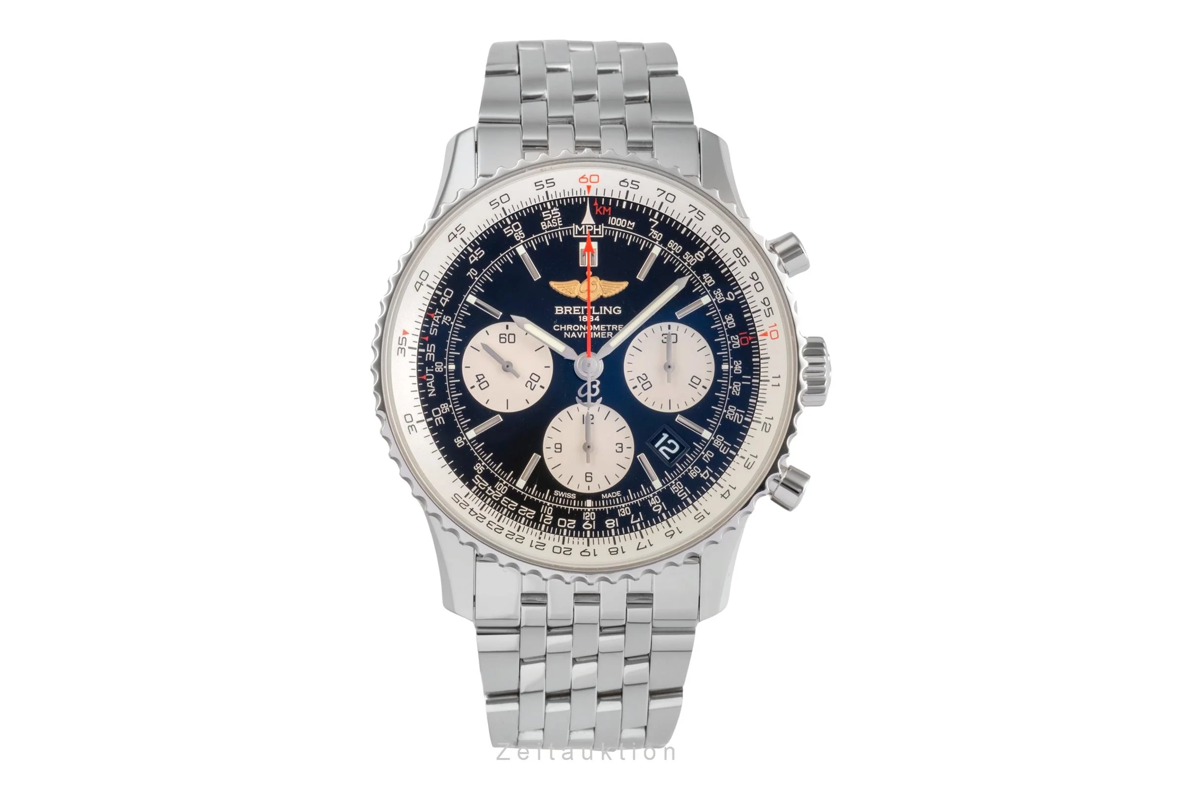 Breitling Navitimer 01 chronograph steel automatic men's watch AB0121211B2A1  [2503688] - Image 5