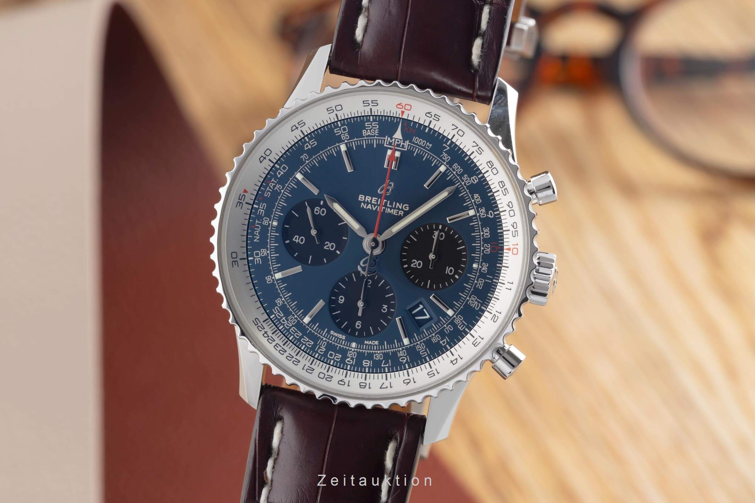 Breitling Navitimer 01 chronograph steel automatic men's watch AB0121211C1P1 LP: 9050EUR  [2502011] - Image 2