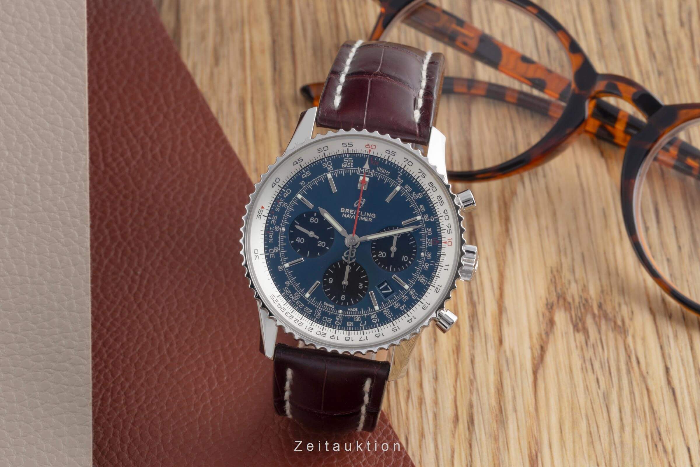 Breitling Navitimer 01 chronograph steel automatic men's watch AB0121211C1P1 LP: 9050EUR  [2502011] - Image 4