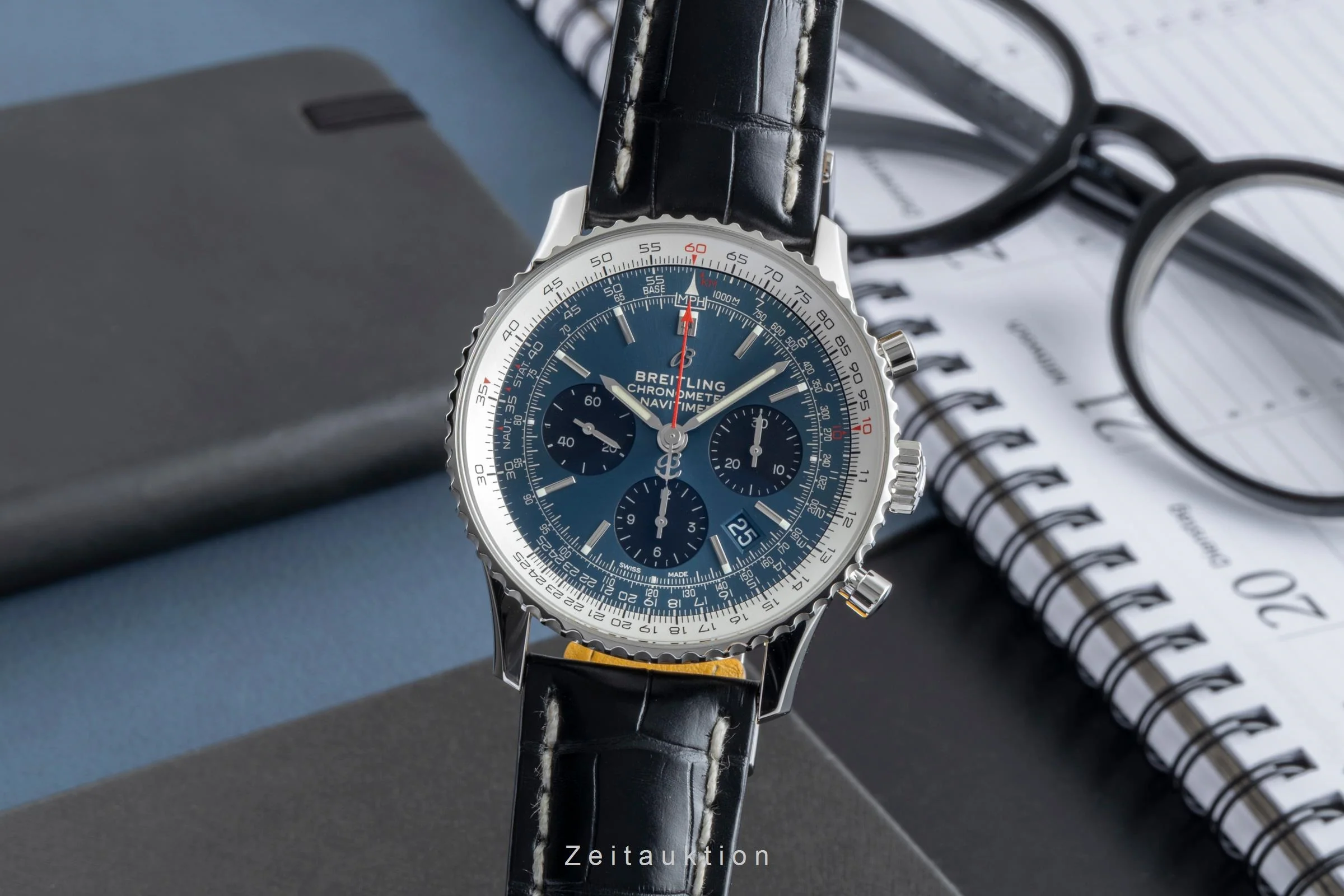 Breitling Navitimer 01 chronograph steel automatic men's watch AB0121211C1P1 LP: 9050EUR  [2507026] - Image 2