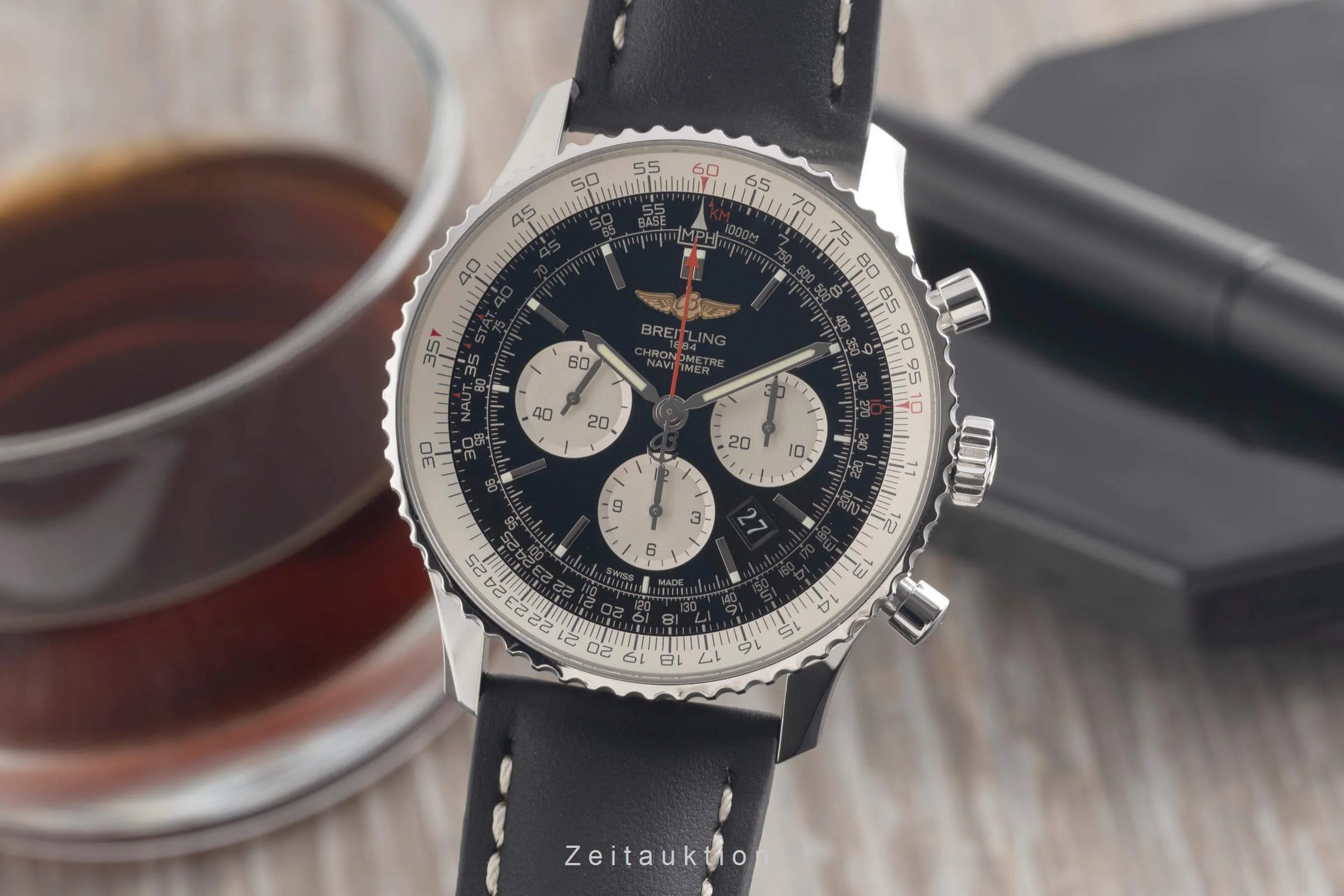Breitling Navitimer 01 chronograph steel automatic men's watch AB012721/BD09 LP: 9150EUR  [2501601] - Image 2