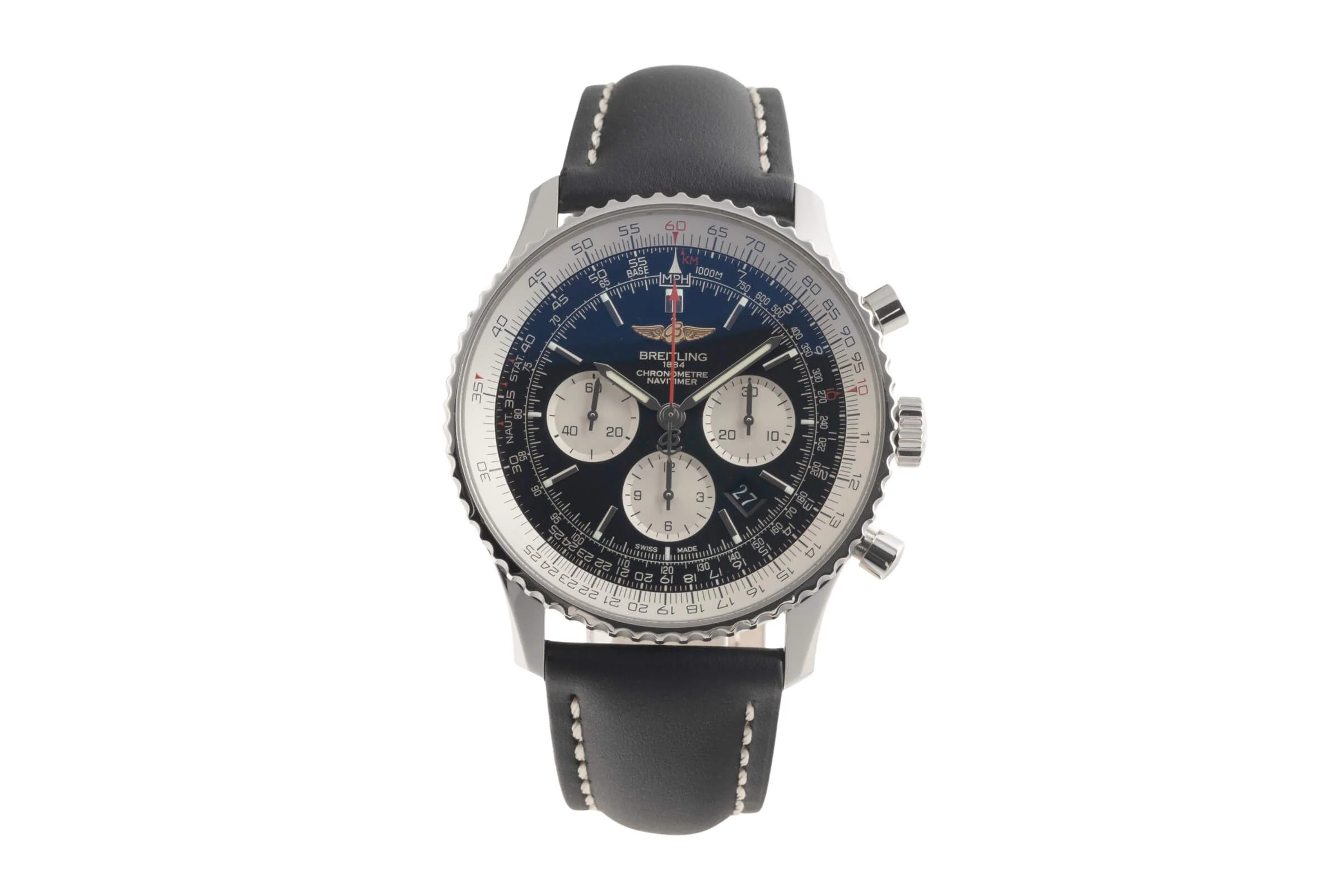 Breitling Navitimer 01 chronograph steel automatic men's watch AB012721/BD09 LP: 9150EUR  [2501601] - Image 5