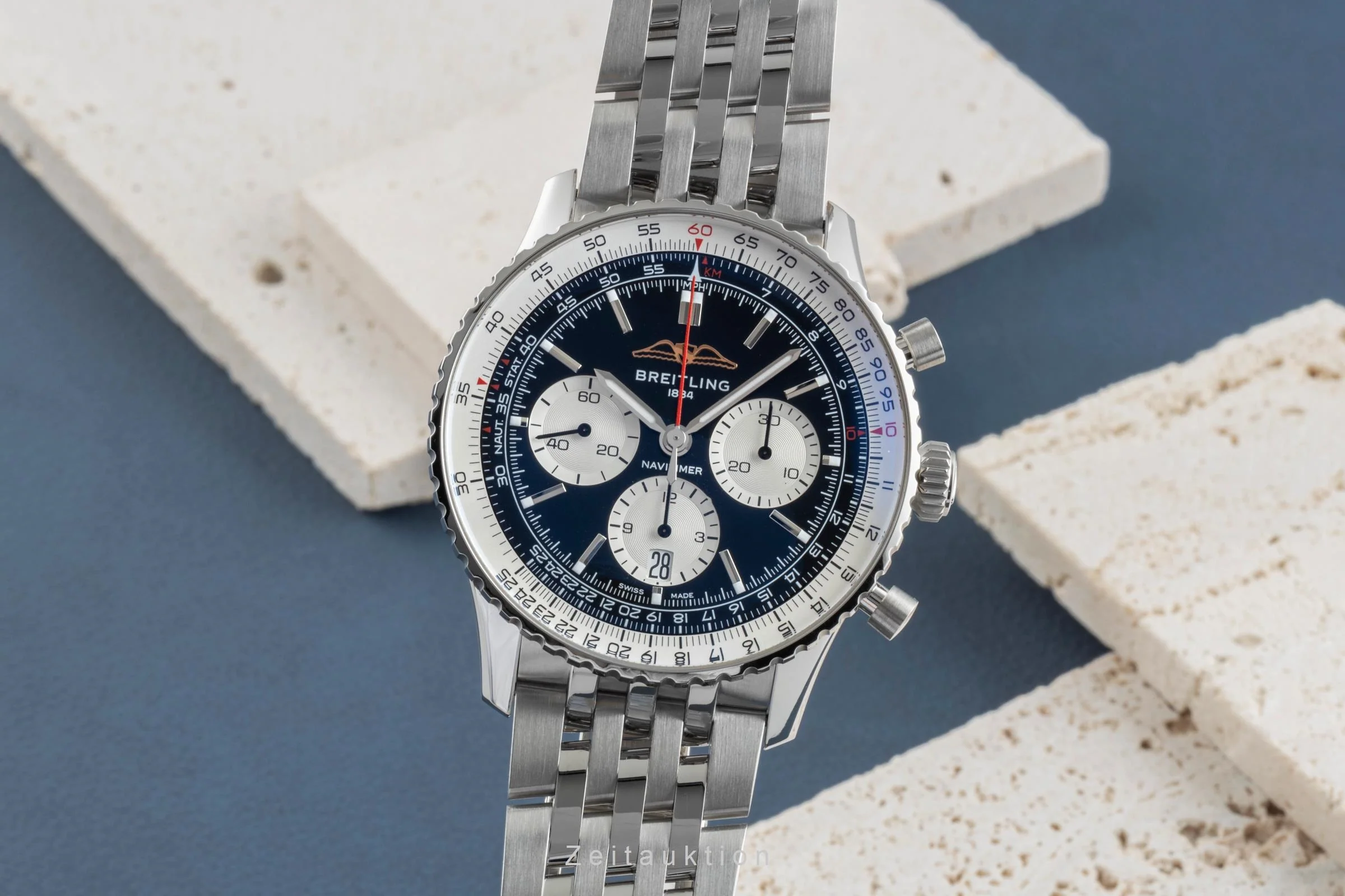 Breitling Navitimer 01 chronograph steel automatic men's watch AB0138 LP: 9650EUR  [2506439] - Image 2