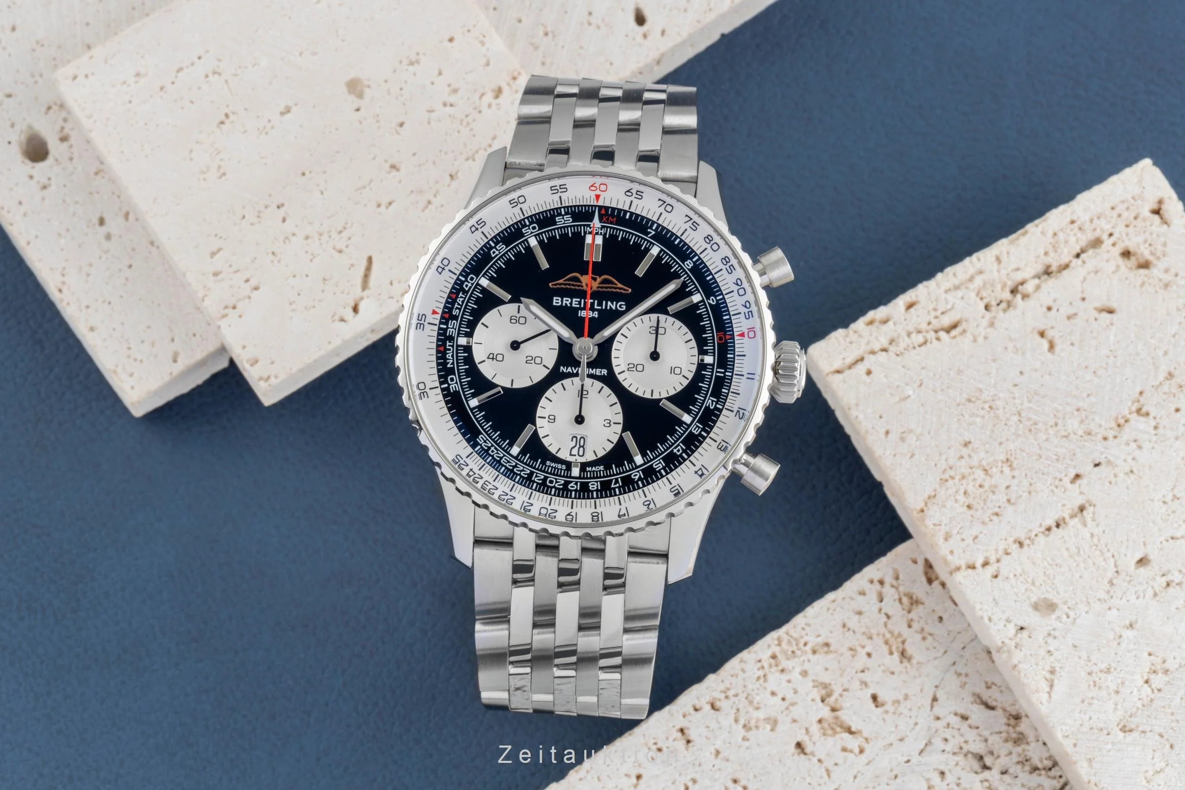 Breitling Navitimer 01 chronograph steel automatic men's watch AB0138 LP: 9650EUR  [2506439] - Image 4