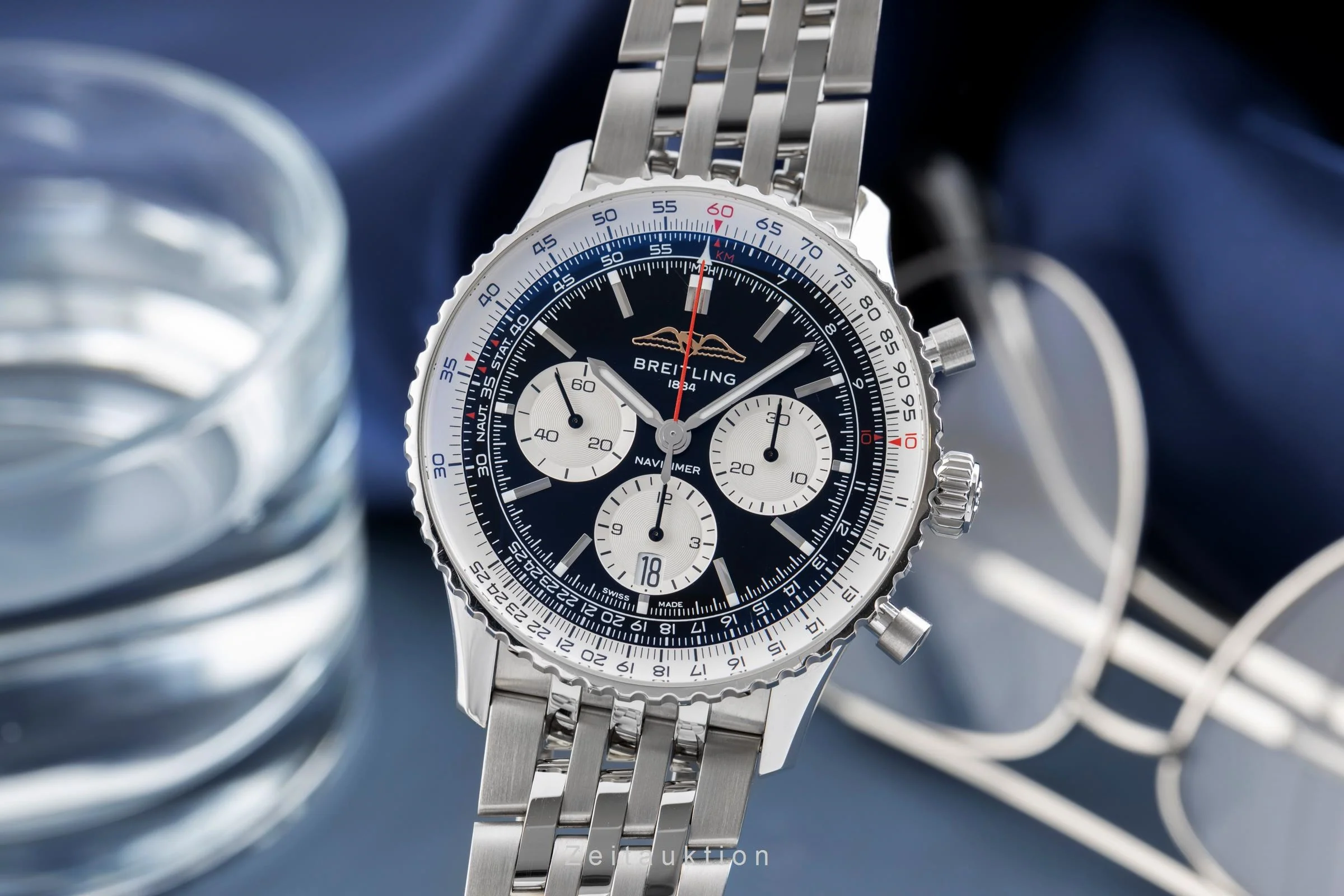 Breitling Navitimer 01 chronograph steel automatic men's watch AB0138211B1P1 LP: 9650EUR  [2503202] - Image 2