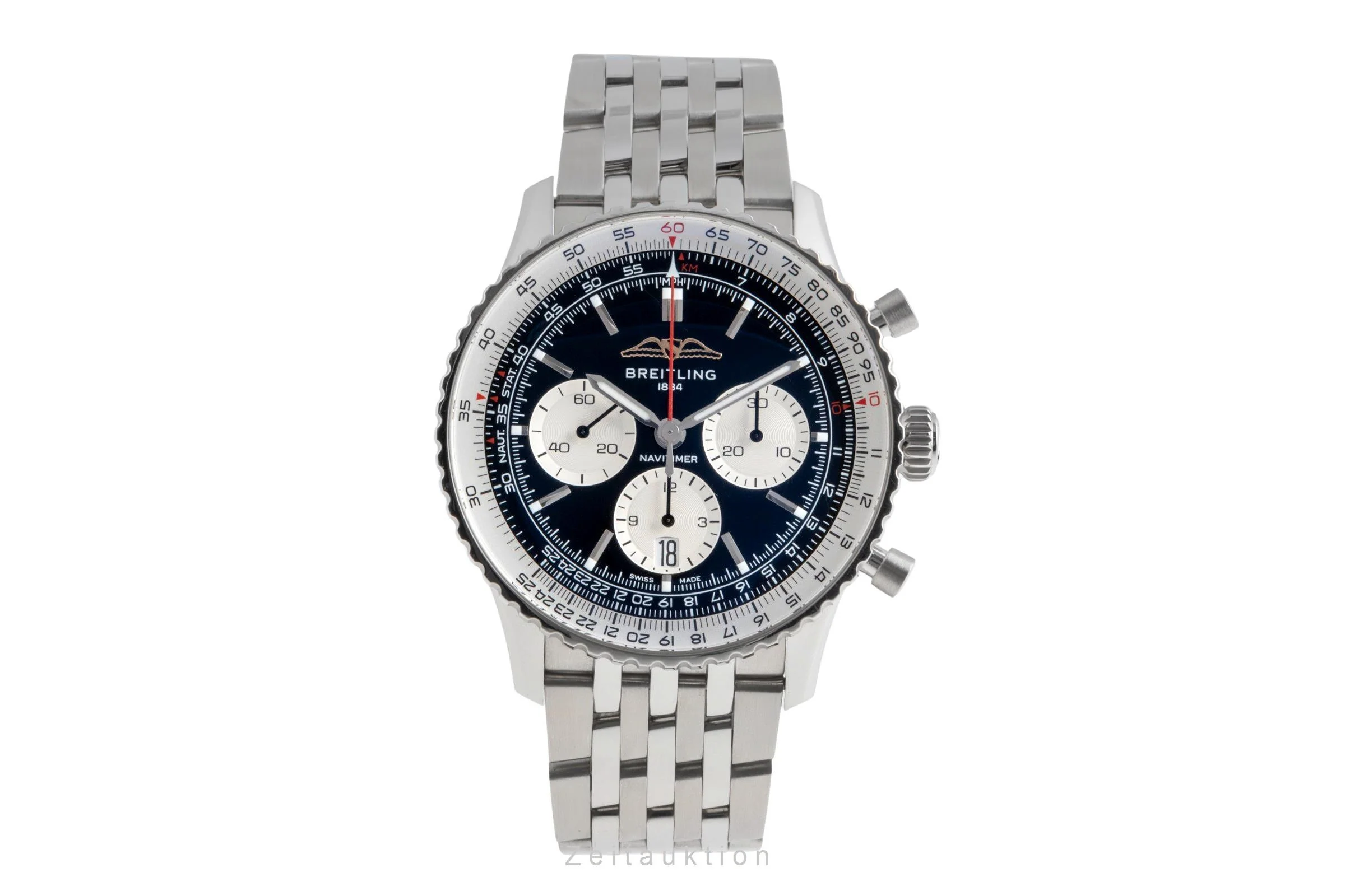 Breitling Navitimer 01 chronograph steel automatic men's watch AB0138211B1P1 LP: 9650EUR  [2503202] - Image 5