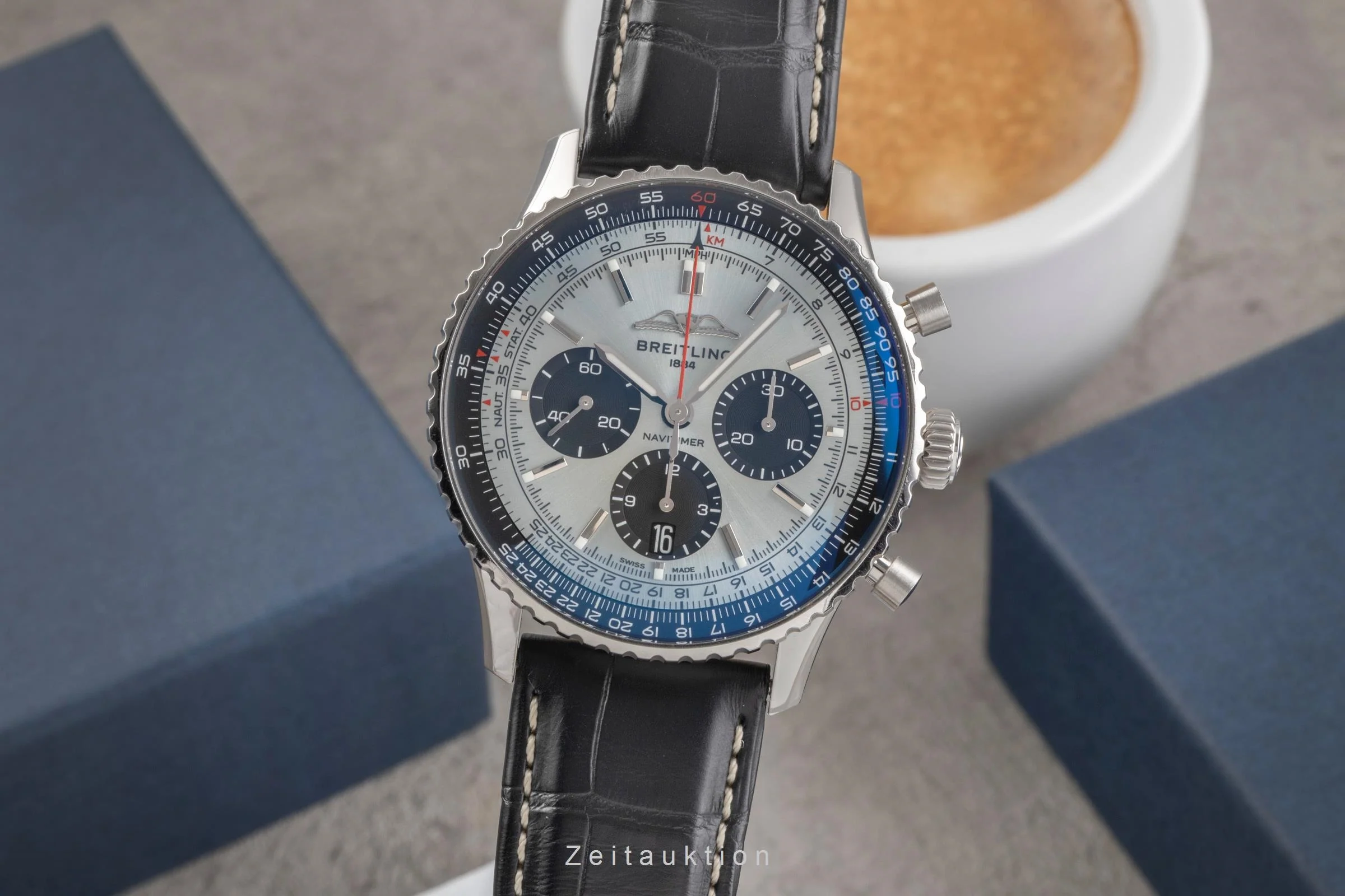 Breitling Navitimer 01 chronograph steel automatic men's watch AB0138241C1A1 LP: 9300EUR  [2503453] - Image 2