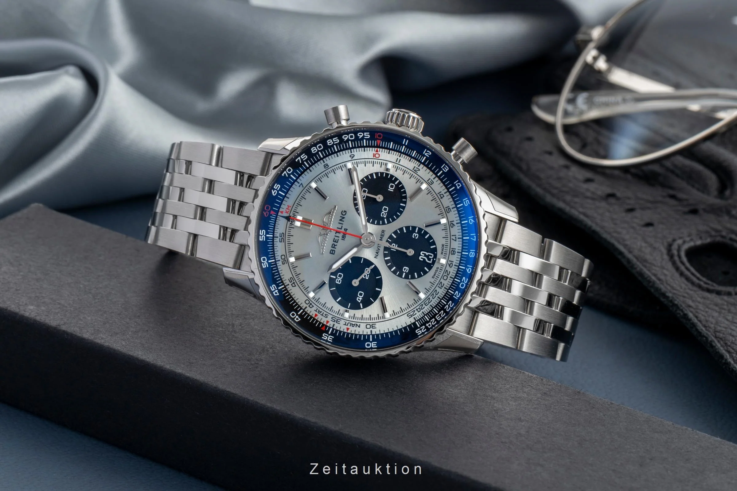 Breitling Navitimer 01 chronograph steel automatic men's watch AB0138241G1A1 LP: 9650EUR  [2503292] - Image 3