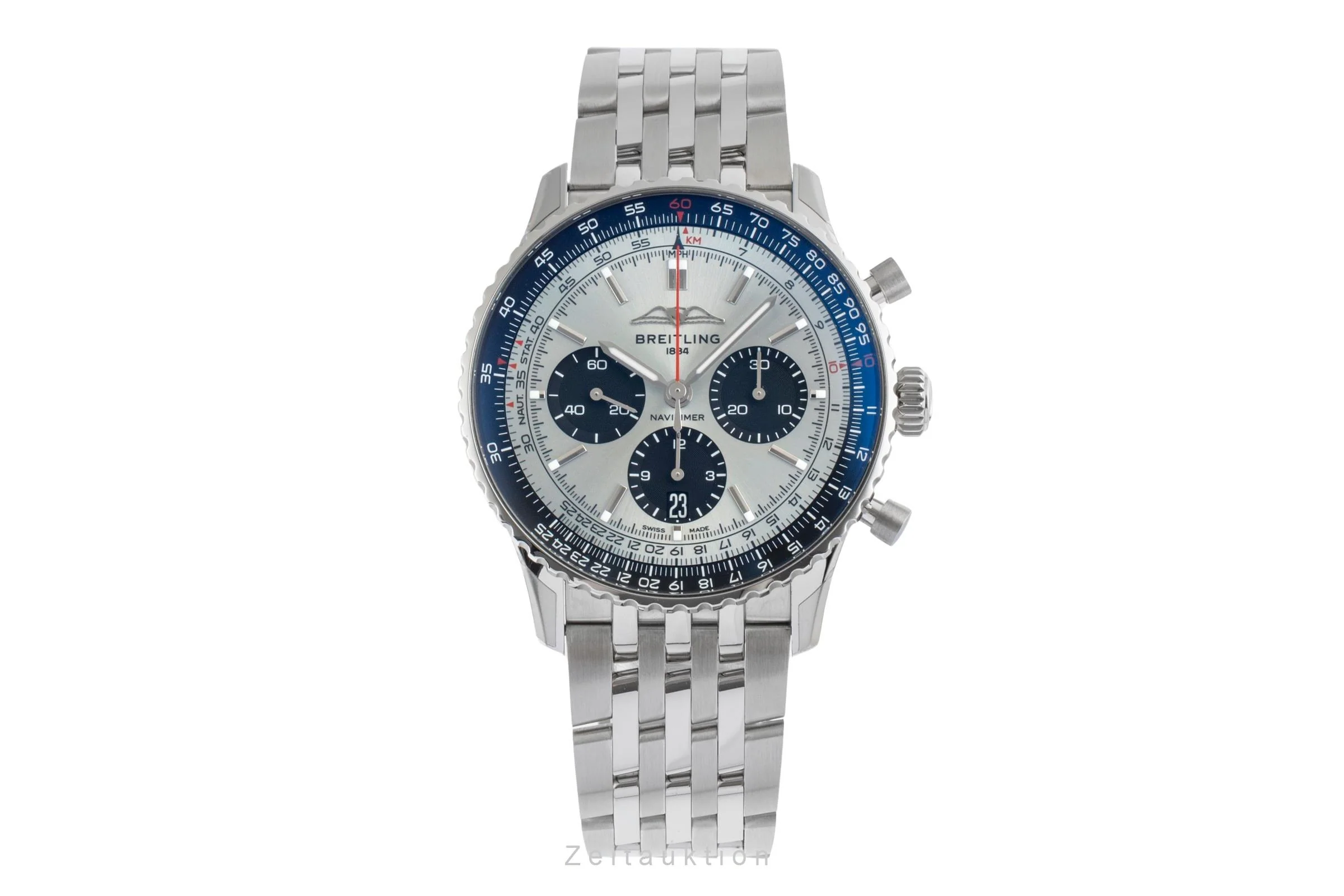 Breitling Navitimer 01 chronograph steel automatic men's watch AB0138241G1A1 LP: 9650EUR  [2503292] - Image 5