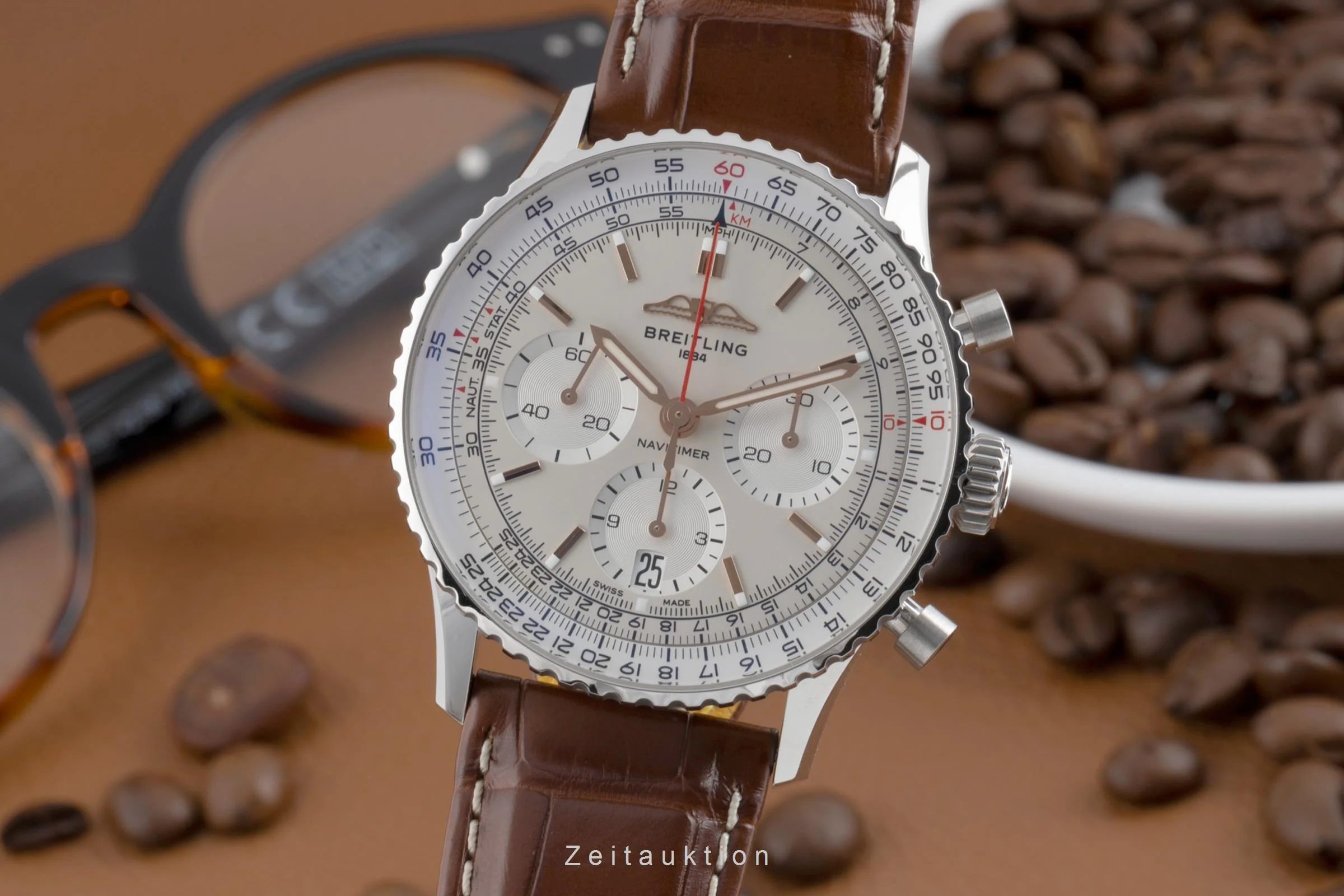 Breitling Navitimer 01 chronograph steel automatic men's watch AB0139211G1P1 LP: 9300EUR  [2504189] - Image 2