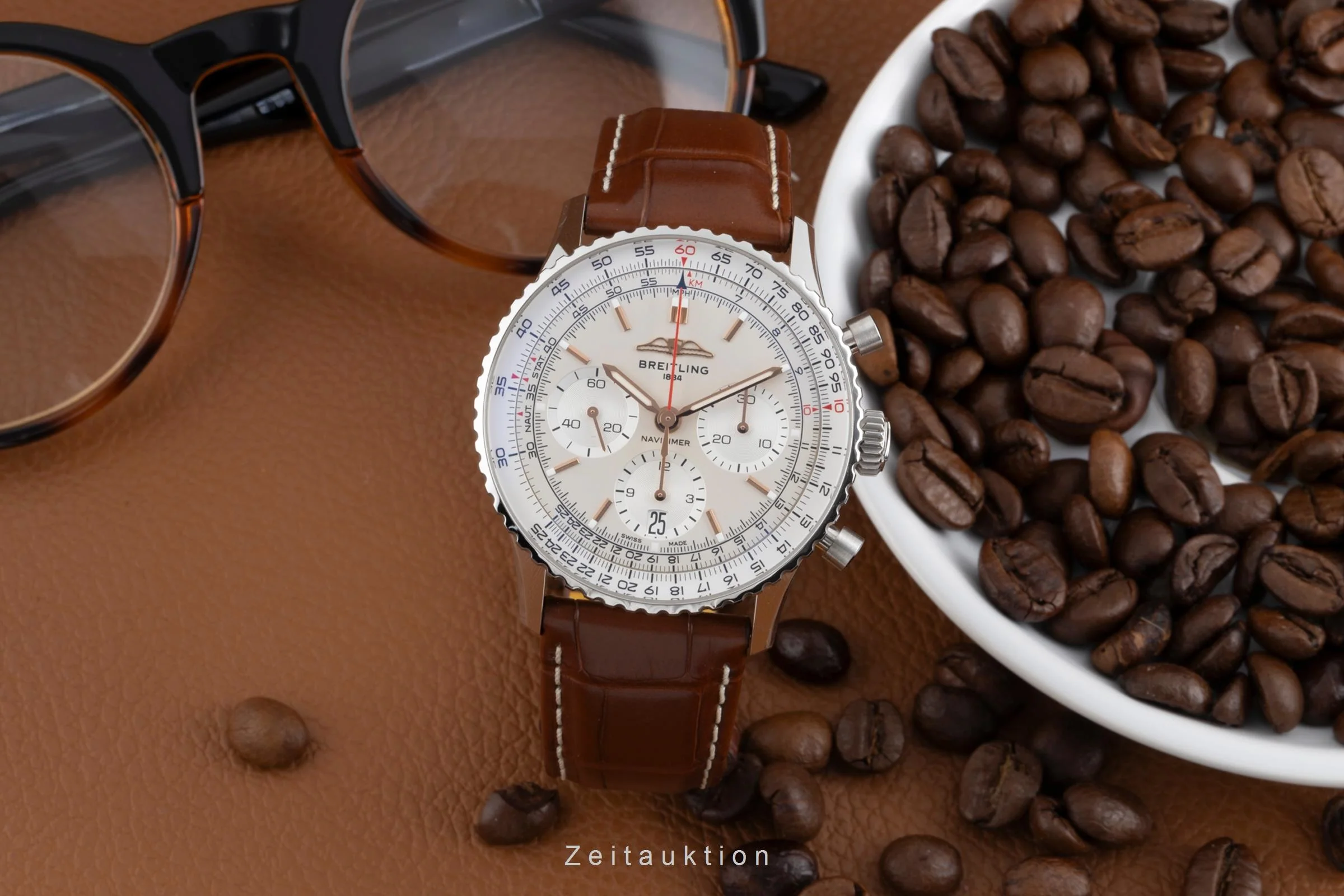 Breitling Navitimer 01 chronograph steel automatic men's watch AB0139211G1P1 LP: 9300EUR  [2504189] - Image 4