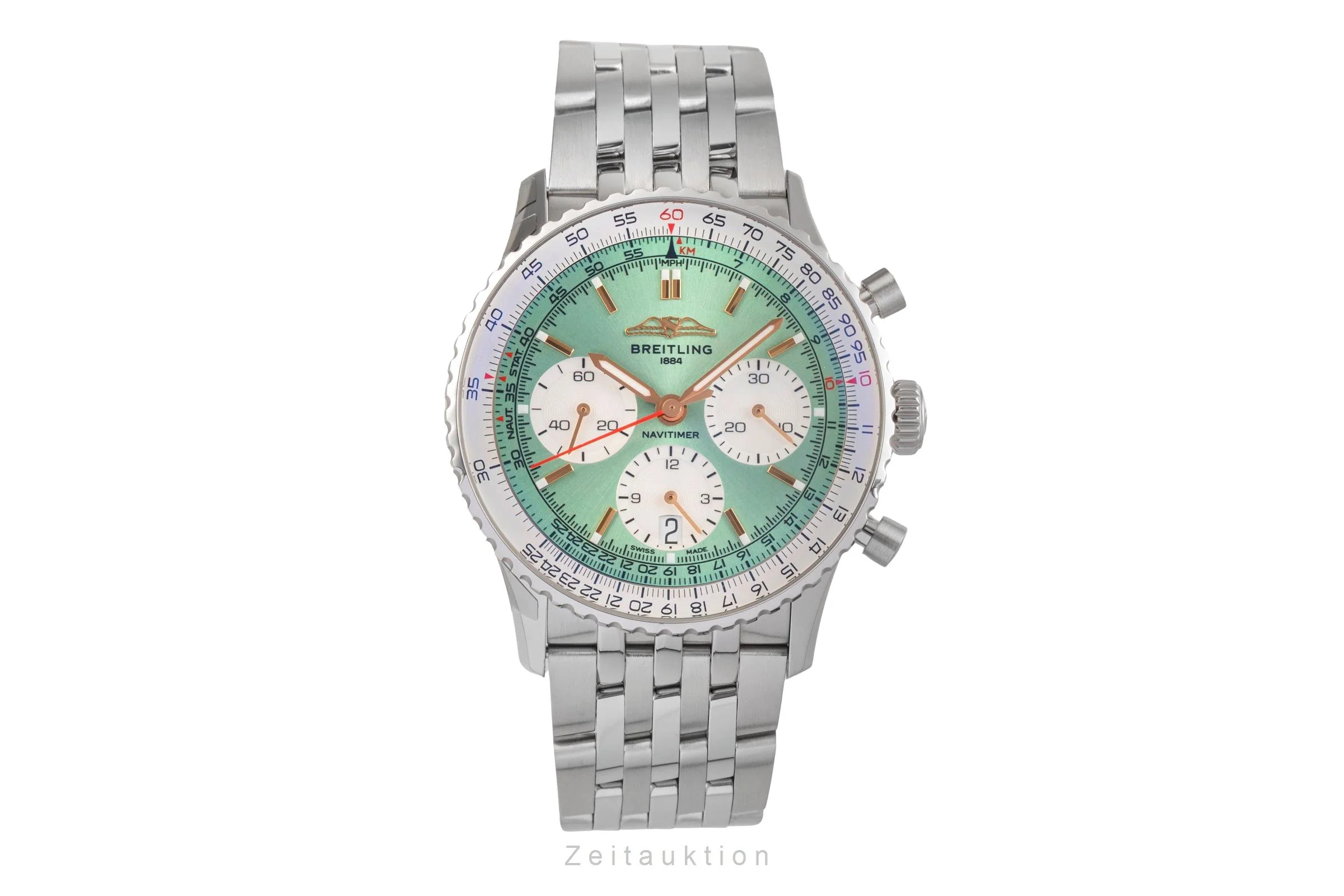 Breitling Navitimer 01 chronograph steel automatic men's watch AB0139211L1A1 LP: 9650EUR  [2504173] - Image 5