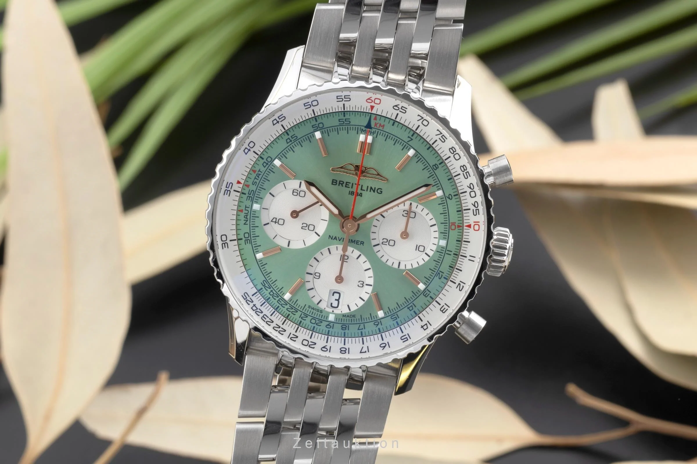 Breitling Navitimer 01 chronograph steel automatic men's watch AB0139211L1A1 LP: 9650EUR  [2505435] - Image 2