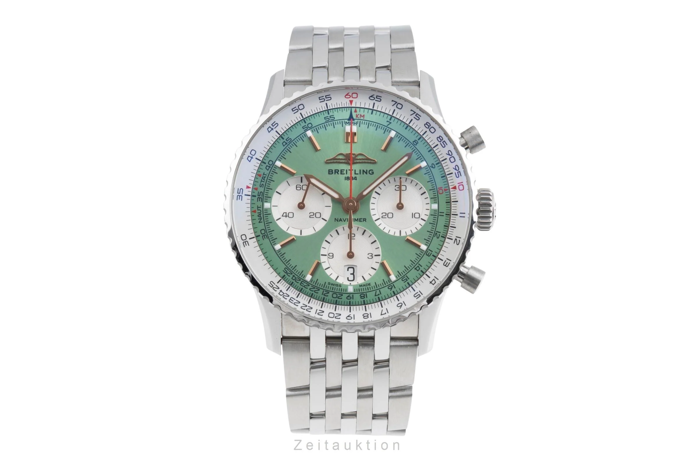 Breitling Navitimer 01 chronograph steel automatic men's watch AB0139211L1A1 LP: 9650EUR  [2505435] - Image 5