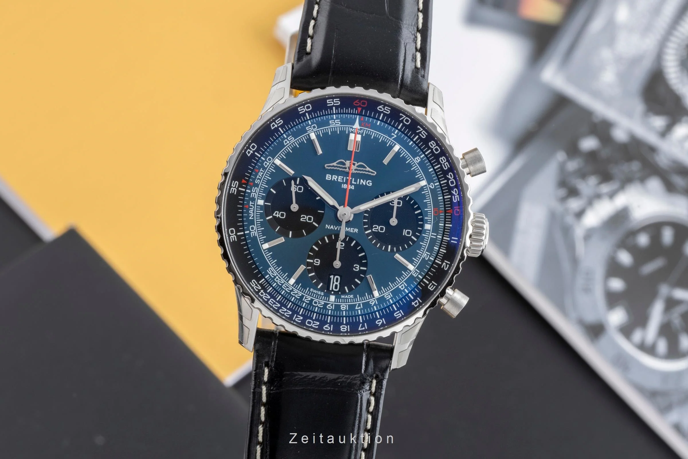 Breitling Navitimer 01 chronograph steel automatic men's watch AB0139241C1P1 LP: 9300EUR  [2502544] - Image 2