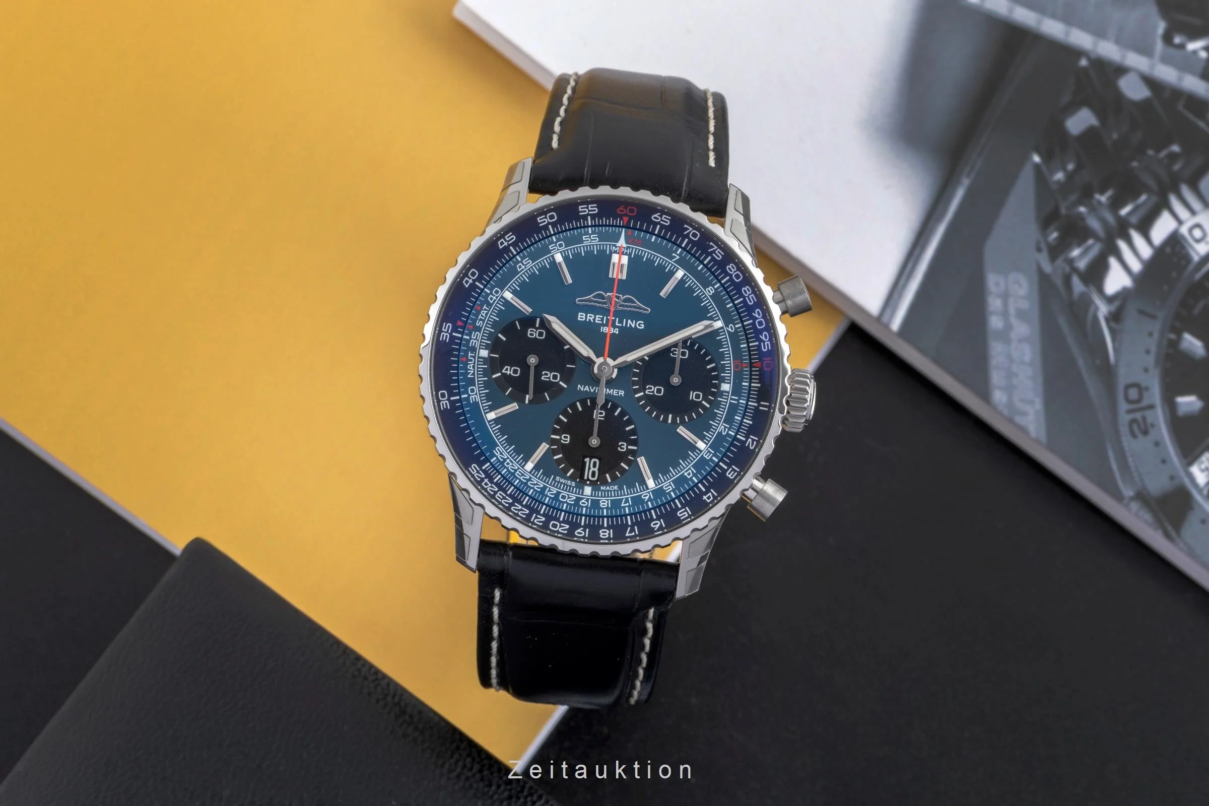 Breitling Navitimer 01 chronograph steel automatic men's watch AB0139241C1P1 LP: 9300EUR  [2502544] - Image 4