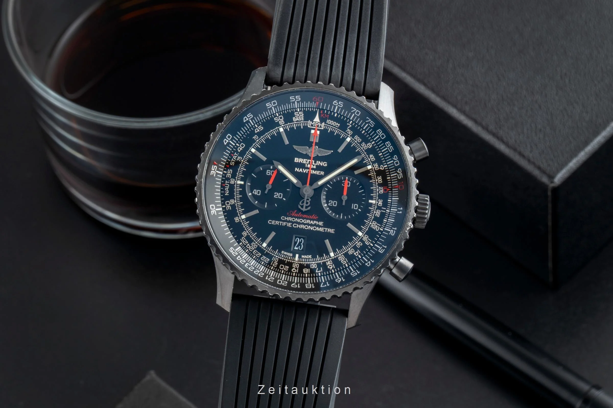 Breitling Navitimer 01 chronograph steel automatic men's watch MB012822/BE51  [2506181] - Image 2