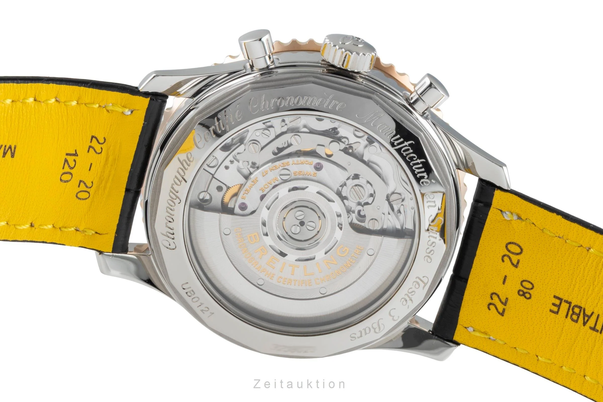 Breitling Navitimer 01 chronograph steel / gold automatic men's watch UB0121211F1P1 LP: 10500EUR  [2505728] - Image 12