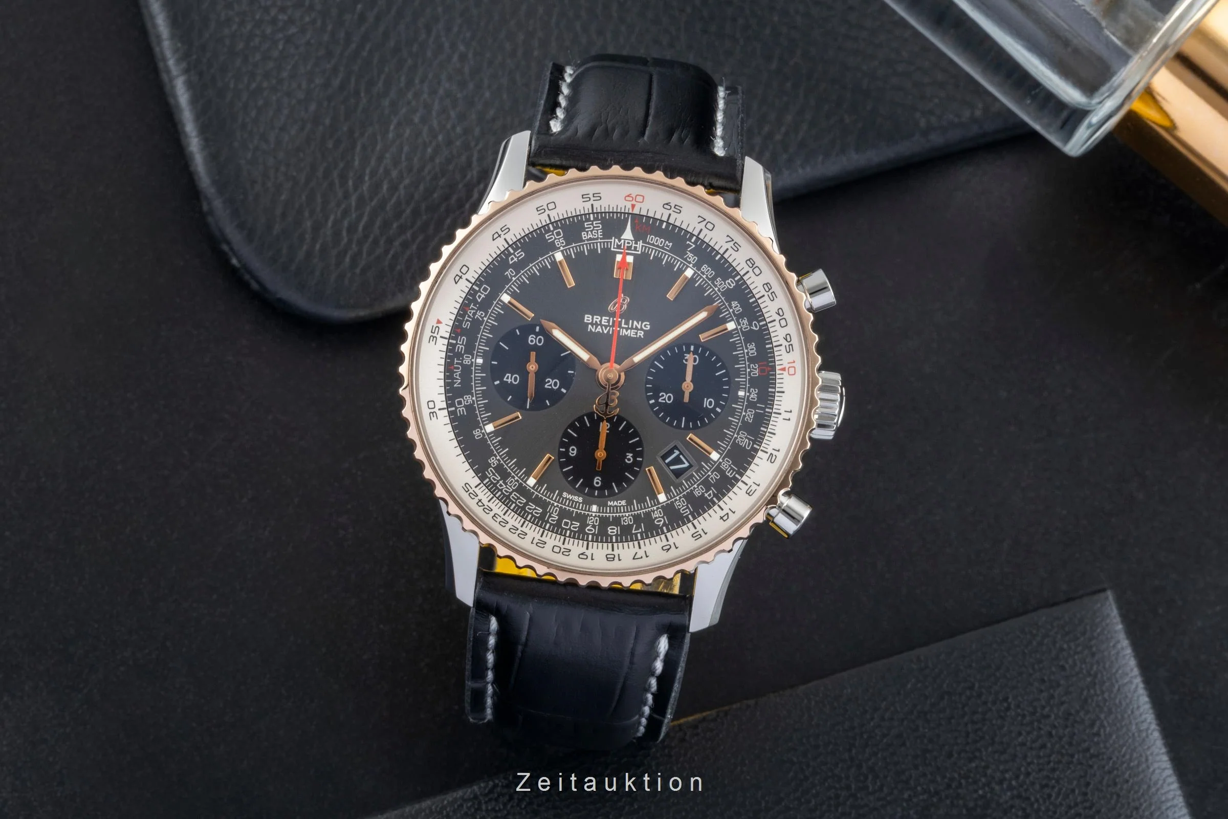 Breitling Navitimer 01 chronograph steel / gold automatic men's watch UB0121211F1P1 LP: 10500EUR  [2505728] - Image 4