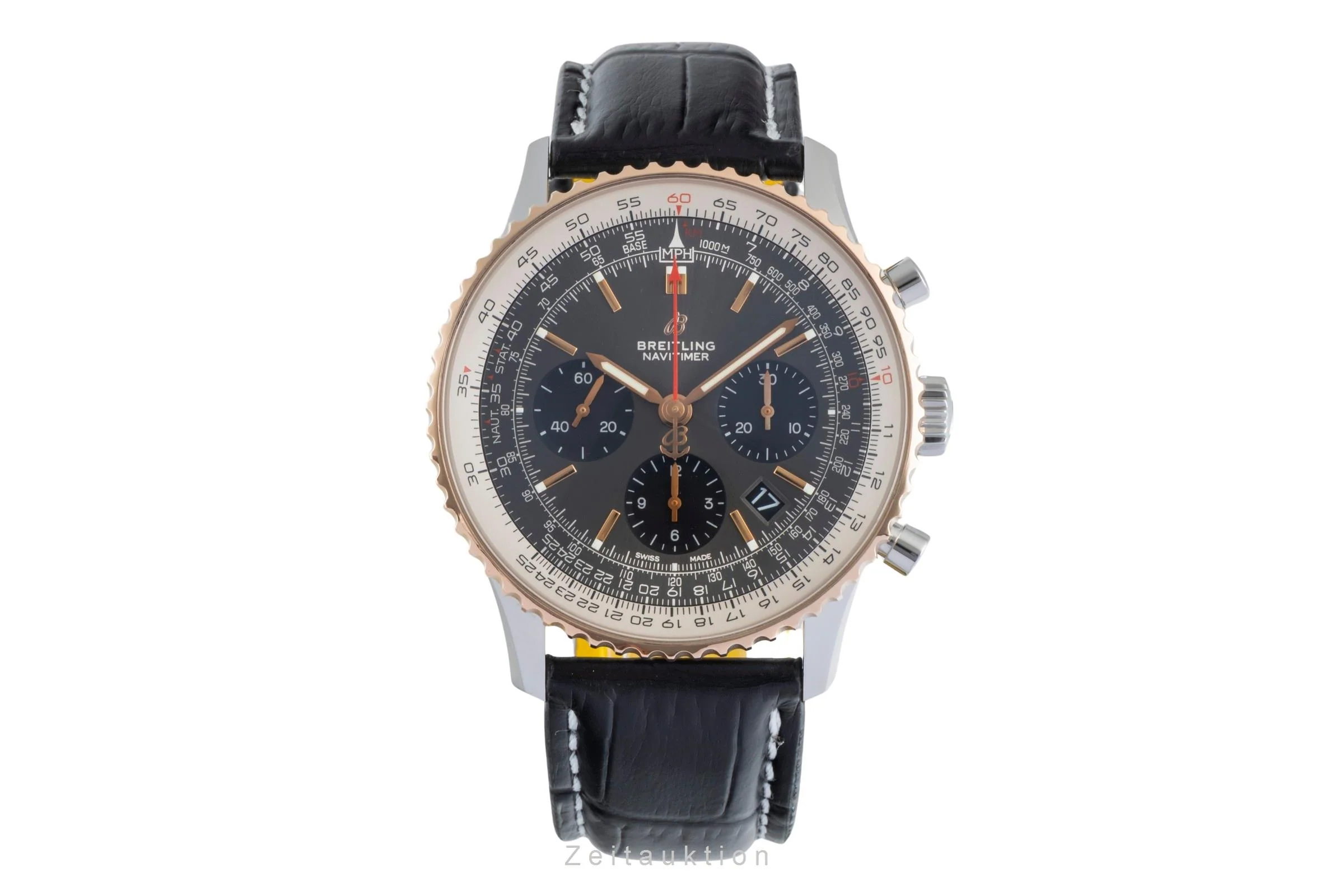 Breitling Navitimer 01 chronograph steel / gold automatic men's watch UB0121211F1P1 LP: 10500EUR  [2505728] - Image 5