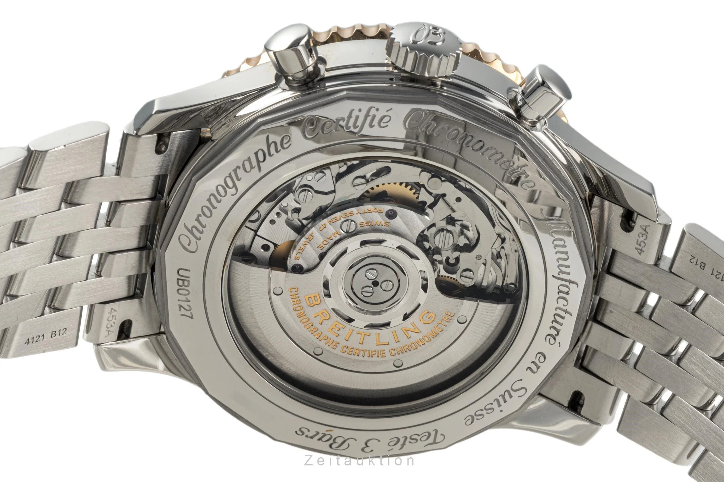 Breitling Navitimer 01 chronograph steel / gold automatic men's watch UB0127 LP: 11250EUR  [2303823] - Image 10