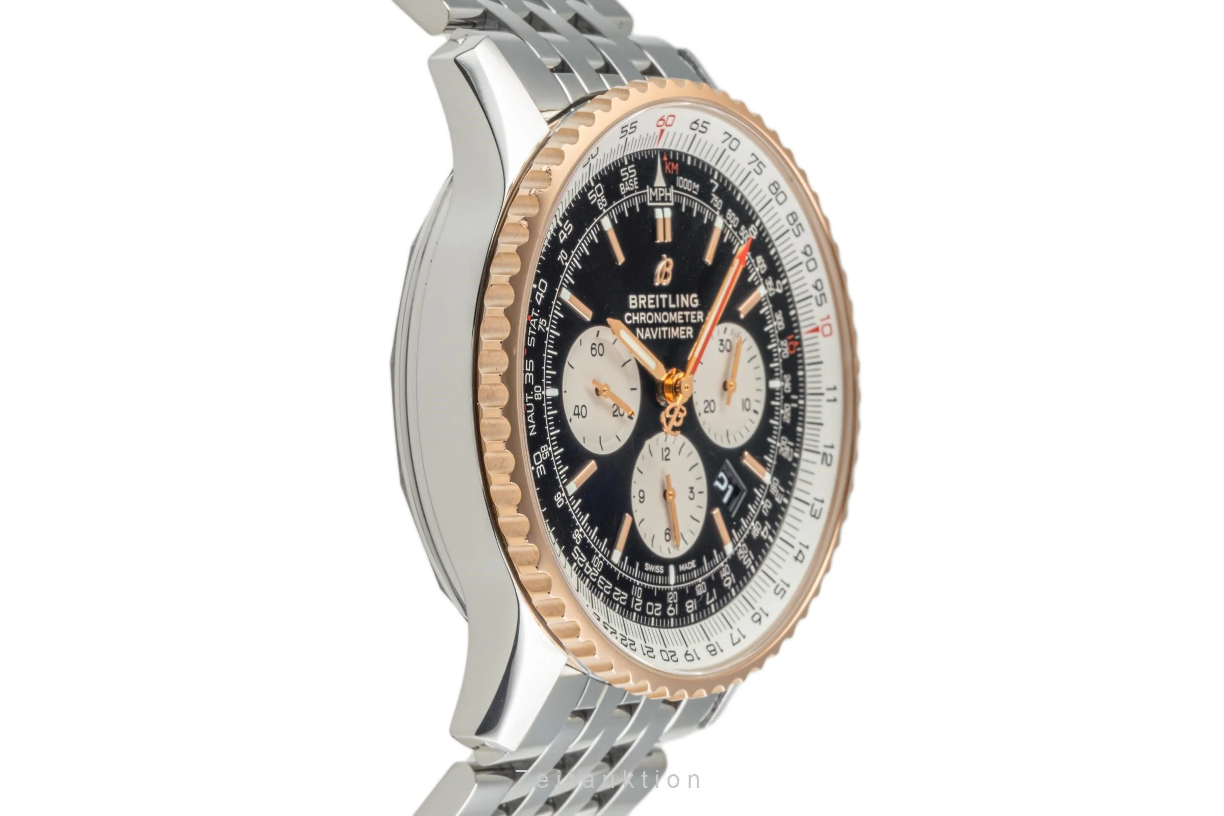 Breitling Navitimer 01 chronograph steel / gold automatic men's watch UB0127 LP: 11250EUR  [2303823] - Image 7