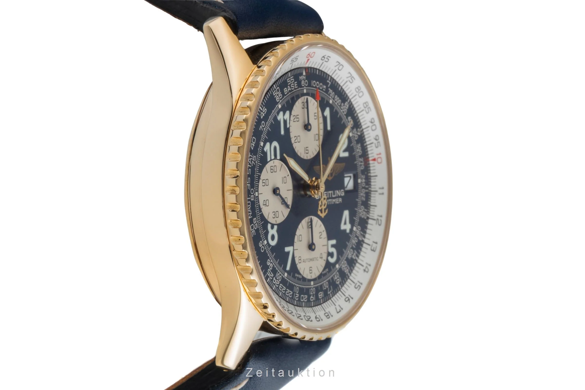 Breitling Navitimer chronograph 18 ct gold automatic men's watch K13020  [2505791] - Image 8