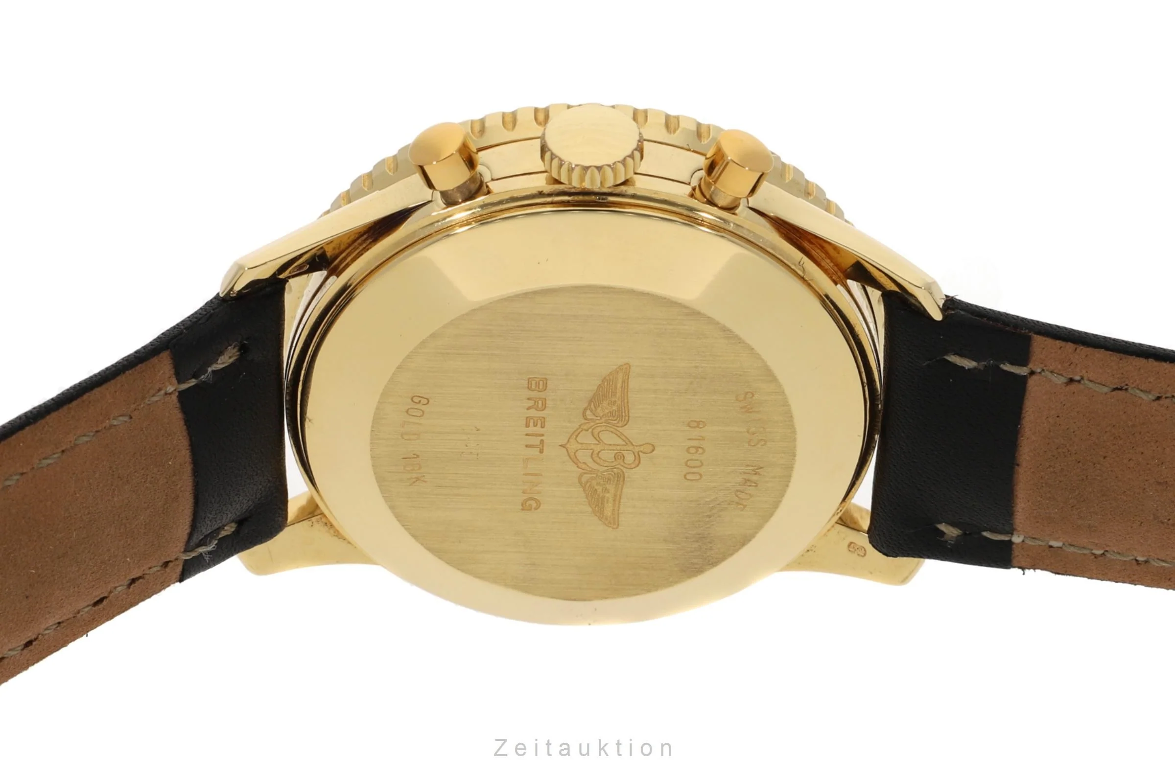 Breitling Navitimer chronograph 18 ct gold manual winding men's watch 81600  [2108450] - Image 12