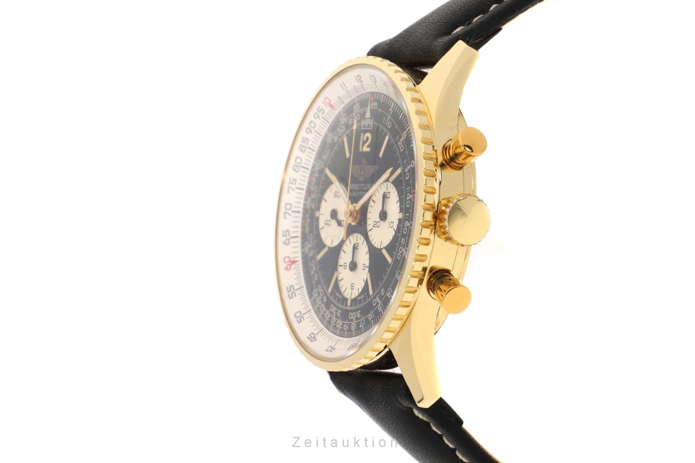 Breitling Navitimer chronograph 18 ct gold manual winding men's watch 81600  [2108450] - Image 6